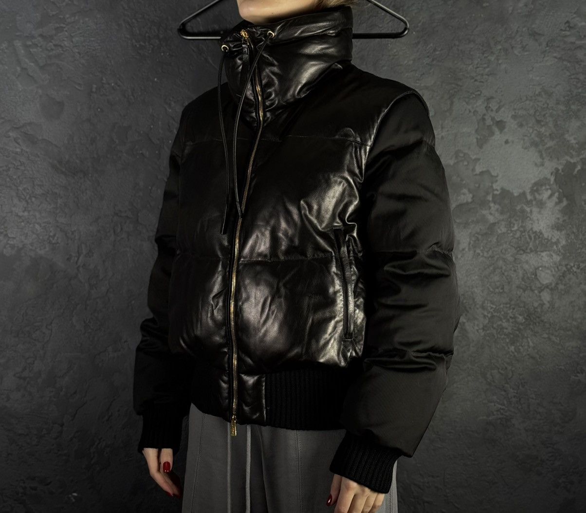 Bally RRP $3,300 BALLY Women’s Lamb Leather Puffer Jacket Vest Size M / US 6-8 / IT 42-44 - 1 Thumbnail