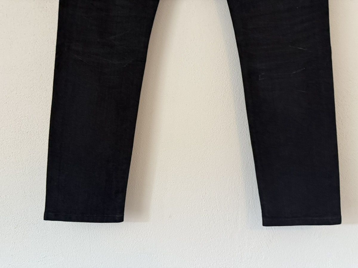 Saint Laurent Paris Saint Laurent D02 Skinny Black Jeans in Washed Stretch Denim Size US 32 / EU 48 - 8 Thumbnail