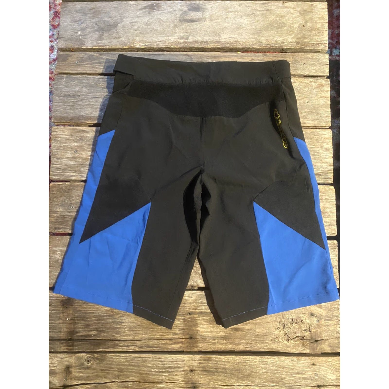 Alpinestars Alpinestars Pathfinder Mens Biker Shorts Black Royal Blue W32 Mountain Hiker Compression Shorts Mens Black Royal Blue W32 Alpinestars Size US 32 / EU 48 - 2 Thumbnail