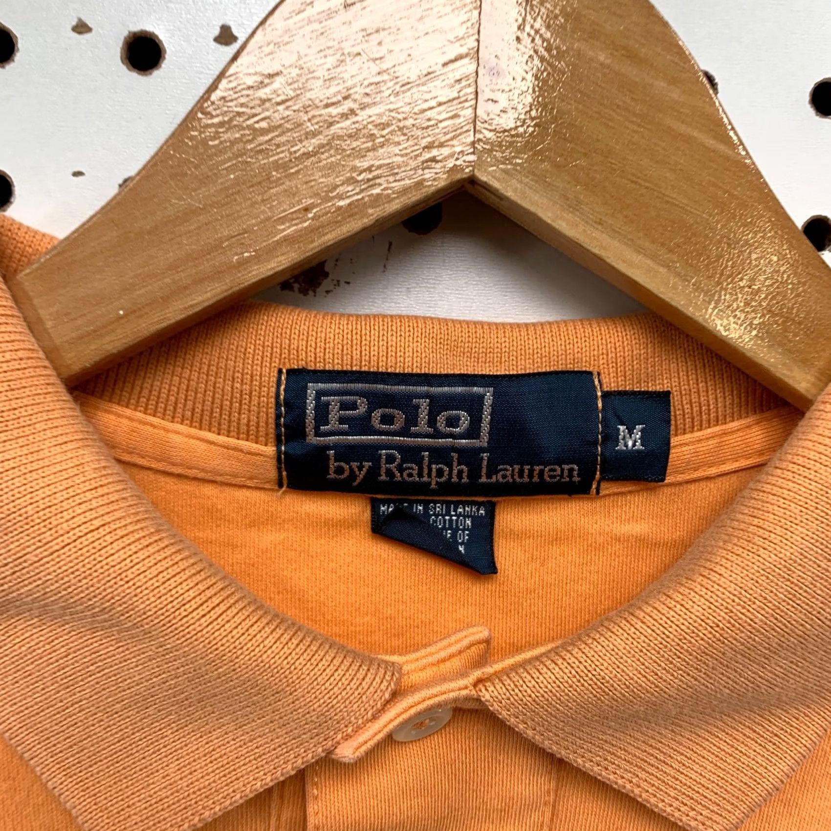 Ralph Lauren Ralph Lauren Polo Shirt Men M Orange Blue Pony Collared Short Sleeve Size US M / EU 48-50 / 2 - 7 Thumbnail