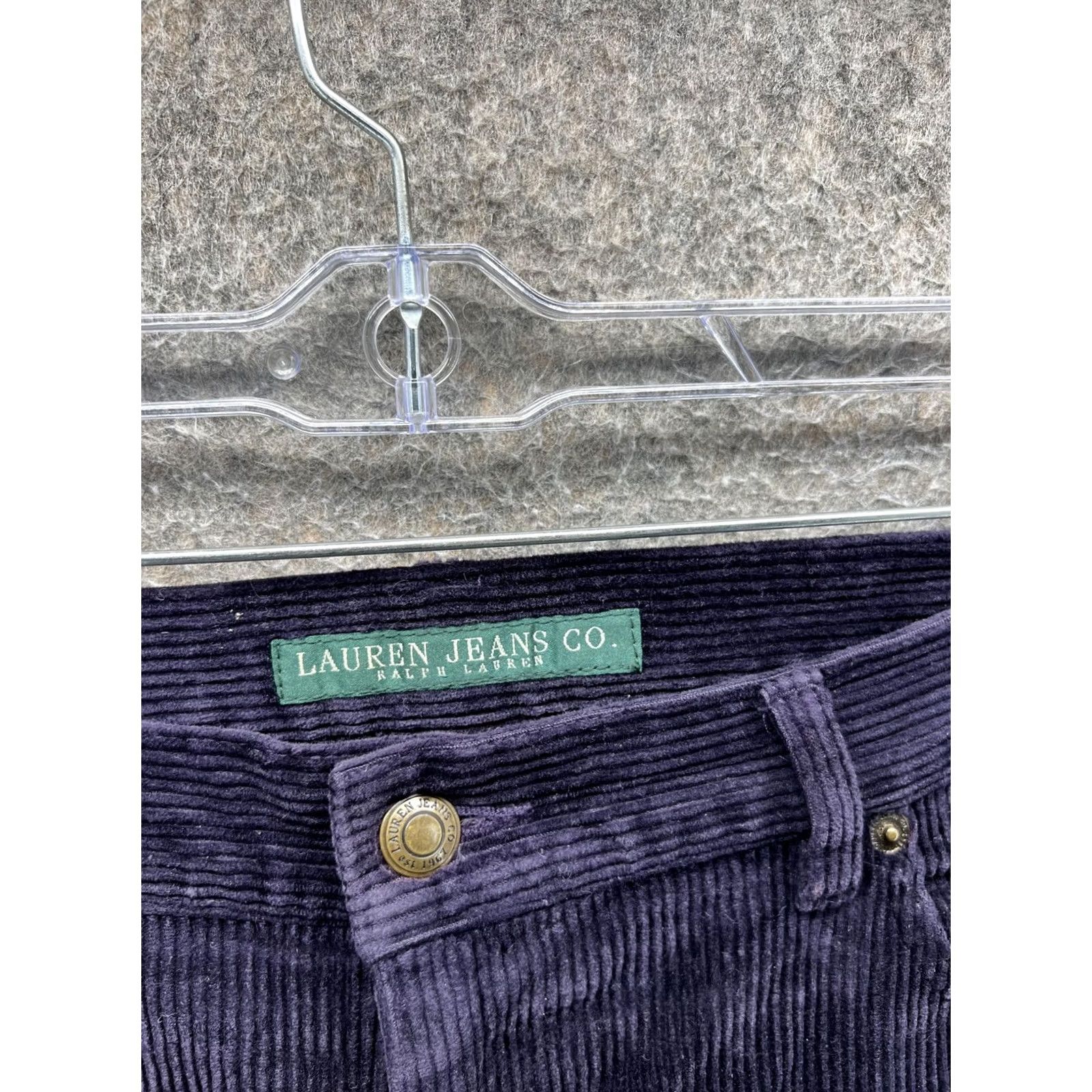 Ralph Lauren Lauren Ralph Lauren Pants Womens 14 Purple Corduroy Straight Khakis Regular Fall Casual Workwear Mens? Womens Size 36" / US 14 / IT 50 - 2 Thumbnail