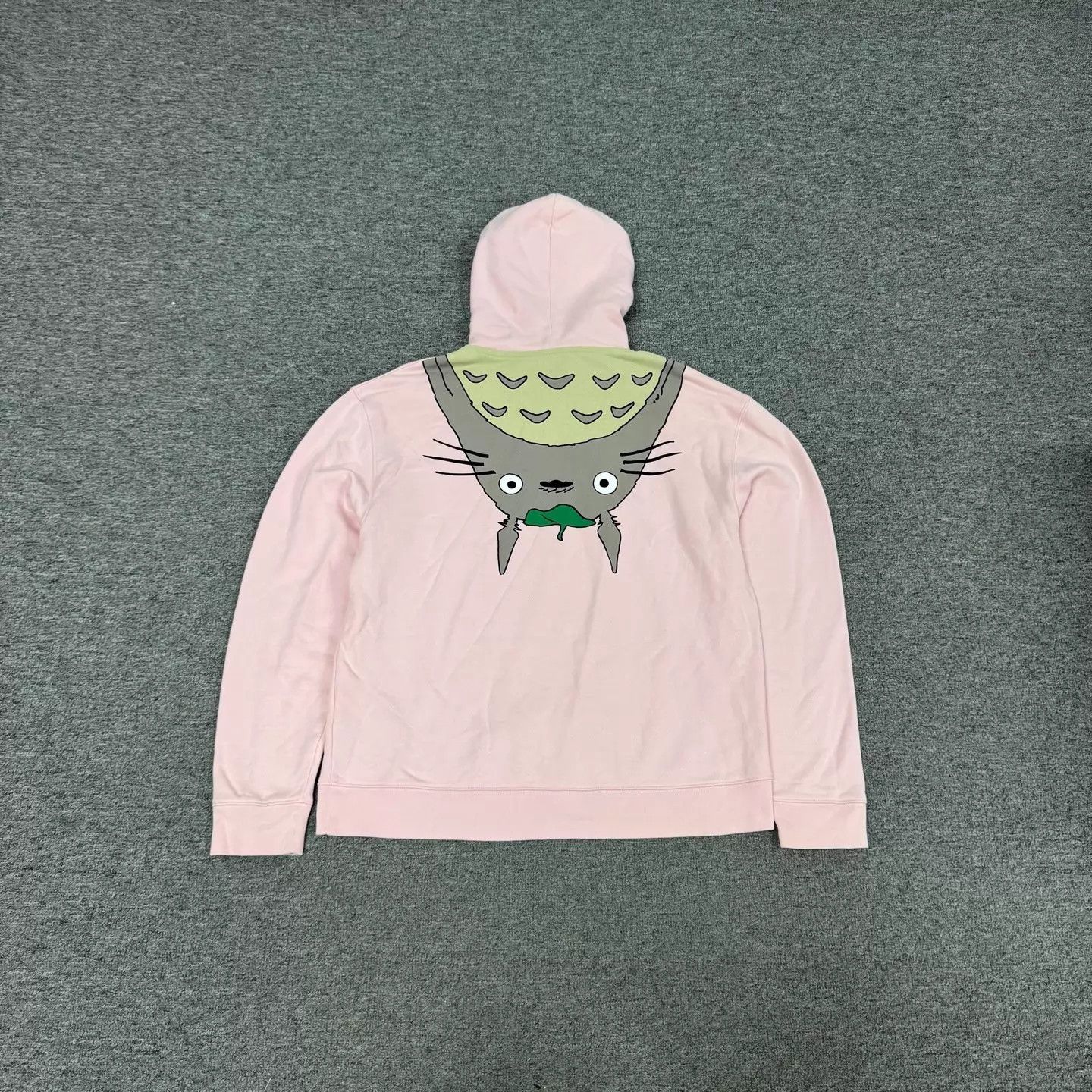 Loewe LOEWE x Totoro Embroidered Logo Pink Hoodie L 99 New Size L / US 10 / IT 46 - 2 Thumbnail