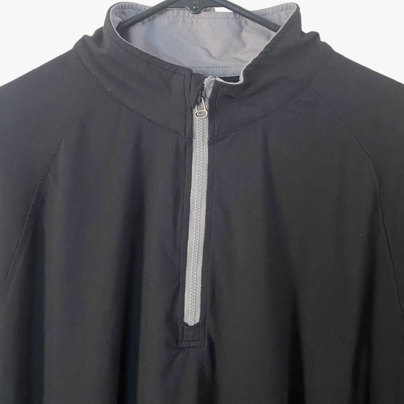 Vintage Cloudveil Athletic Quarter-Zip Sweatshirt Black Men's Large Mock Neck Pullover Size US L / EU 52-54 / 3 - 5 Thumbnail