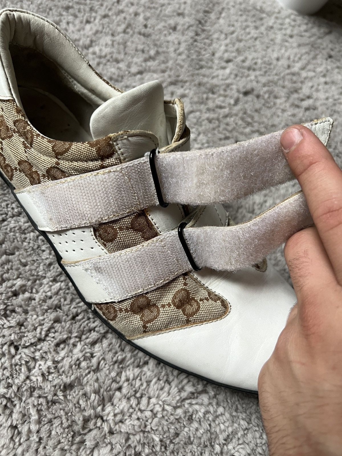 Gucci × Vintage Gucci Monogram Shoes Size US 5.5 / EU 38 - 8 Thumbnail