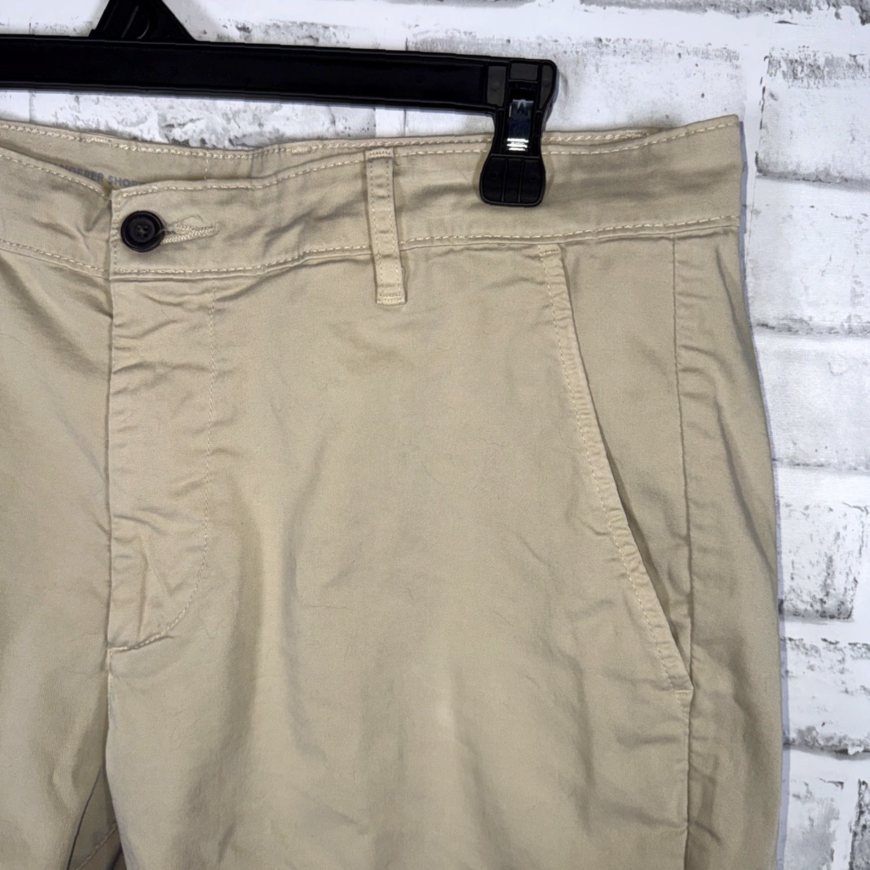 Vintage Adriano GoldSchmied The Wanderer Short Beige Shorts Mens 36 R Size US 36 / EU 52 - 2 Thumbnail