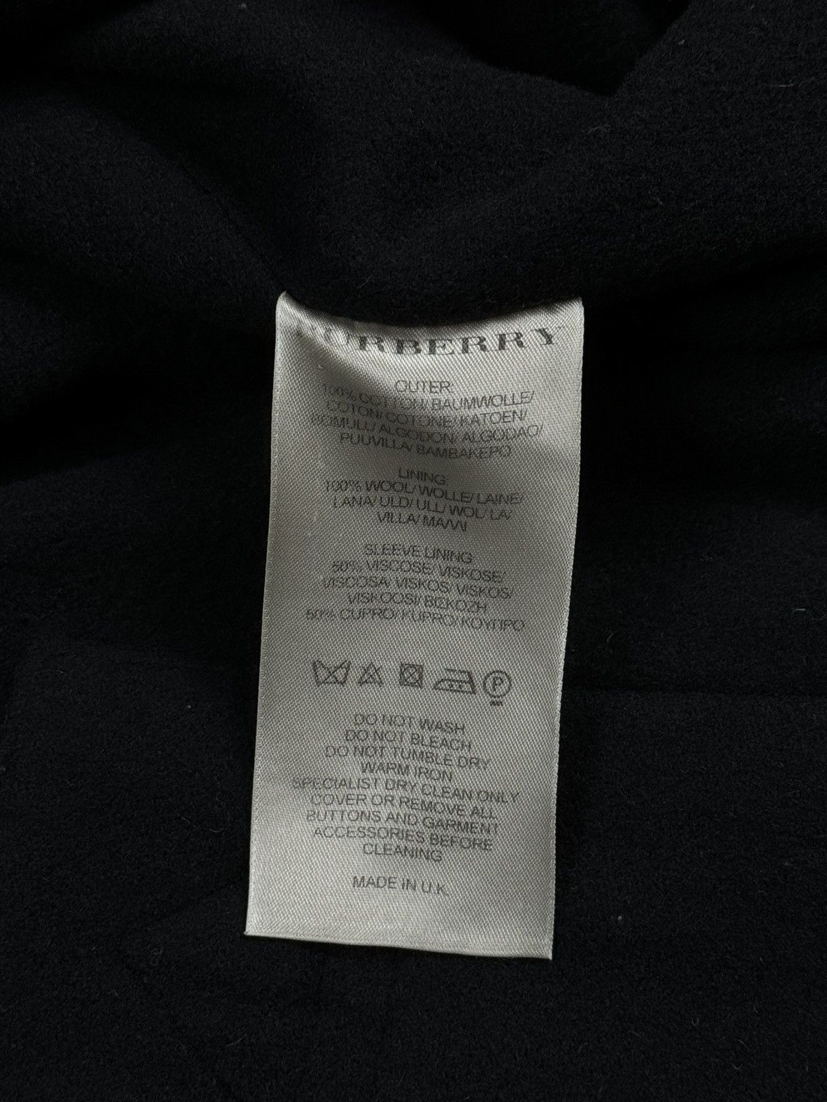 Burberry × Vintage Black trench coat Burberry original luxury streetwear item Size XL / US 12-14 / IT 48-50 - 6 Thumbnail