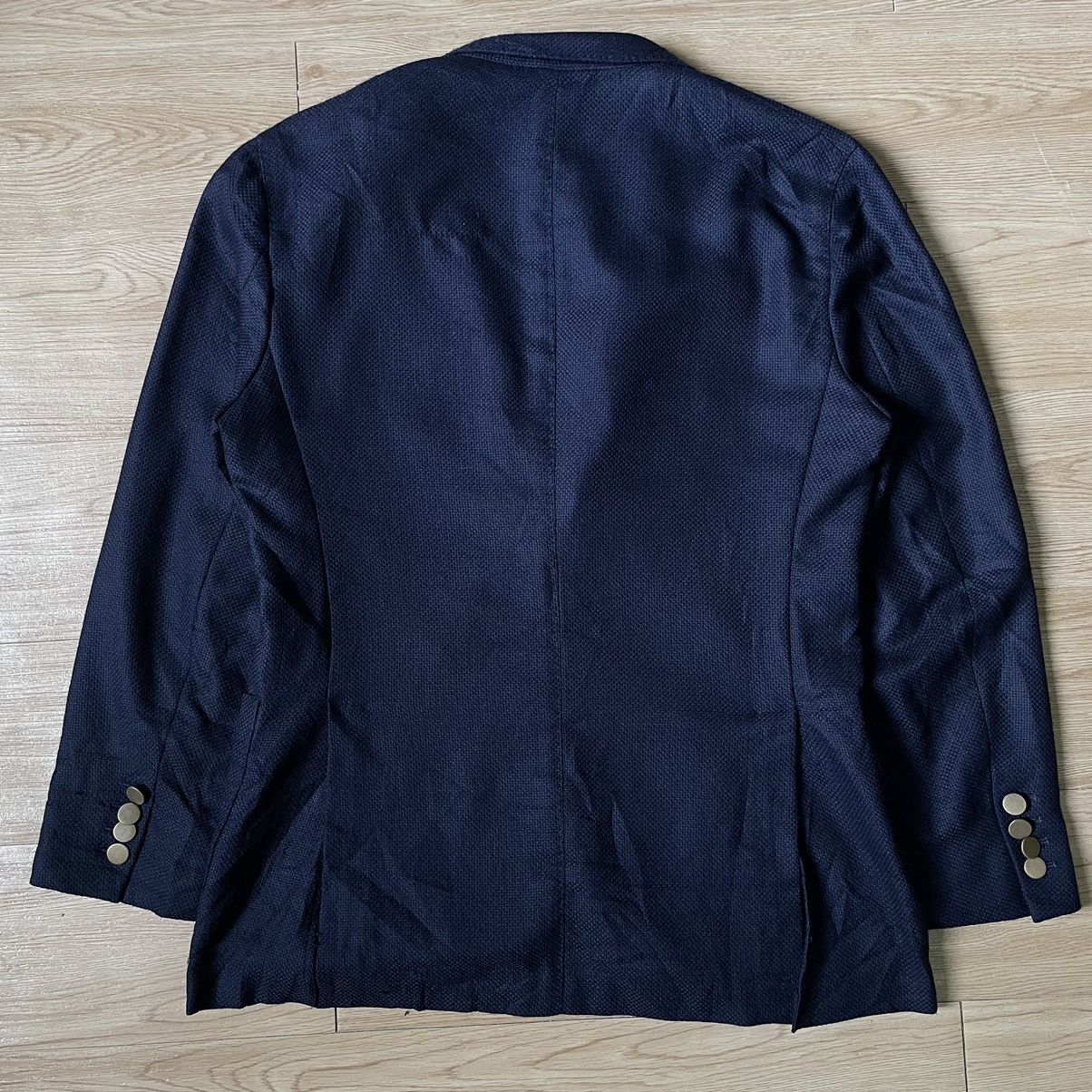 Boglioli 🇮🇹 Boglioli Milano Italy Blazer Virgin Wool Navy Blue Size US S / EU 44-46 / 1 - 19 Thumbnail