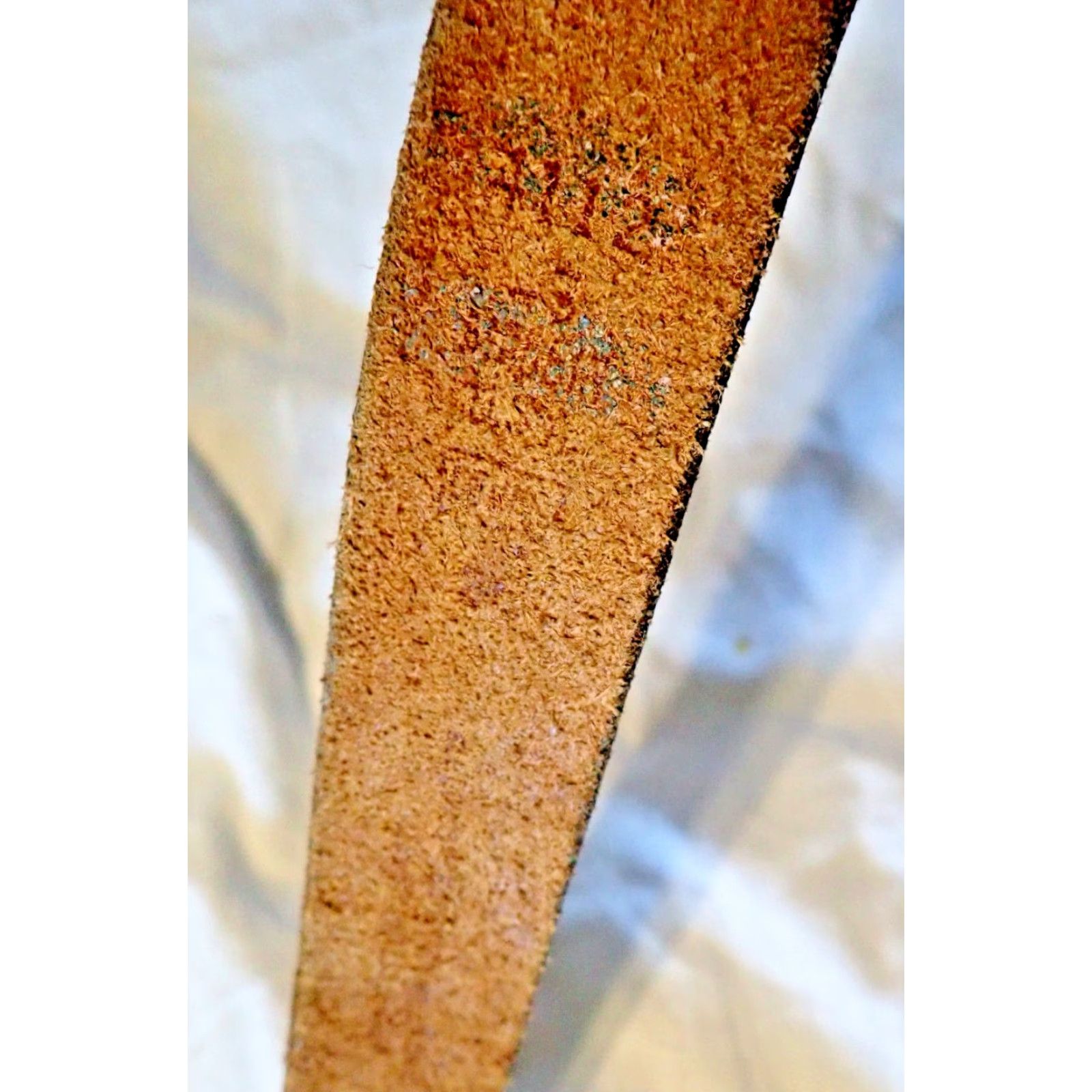Levi's VINTAGE Levi's Leather Belt Unisex Adults Brown 24-27 Size Range 30" 1 1/8" Wide Cowhide Brass Buckle USA Size ONE SIZE - 7 Thumbnail