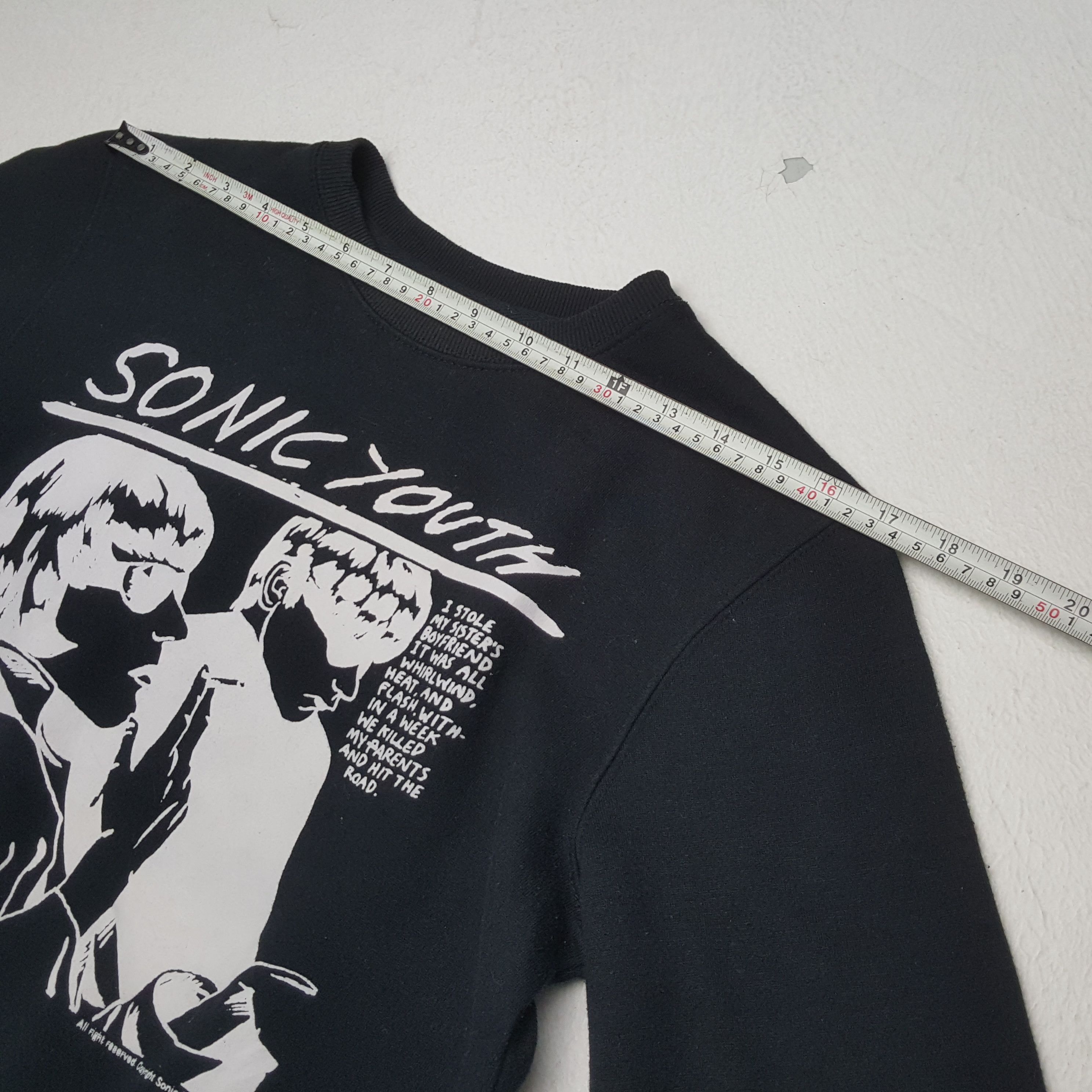Band Tees × Vintage Vintage SONIC YOUTH American Rock Band Sweatshirt Size US XS / EU 42 / 0 - 4 Thumbnail
