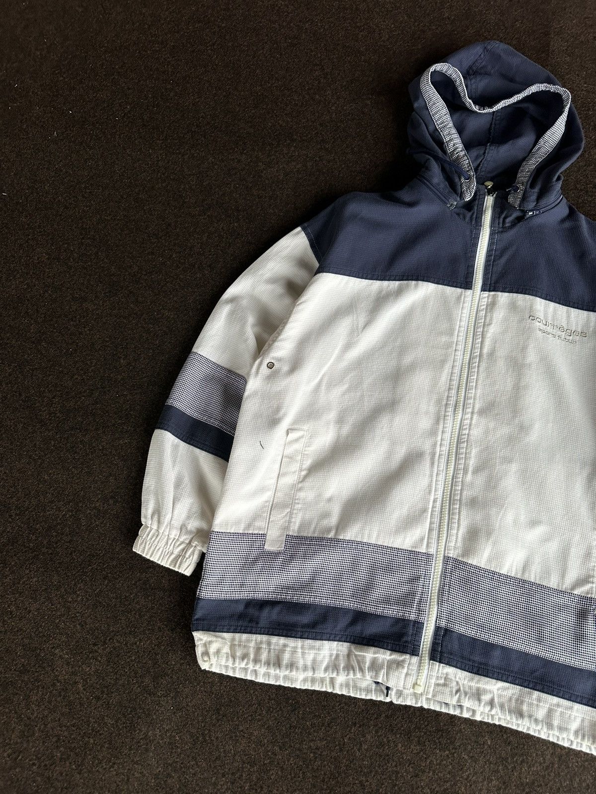 Courreges Vtg 90s Courreges Sport Future Colorblock Windbreaker Z88 Size US M / EU 48-50 / 2 - 3 Thumbnail