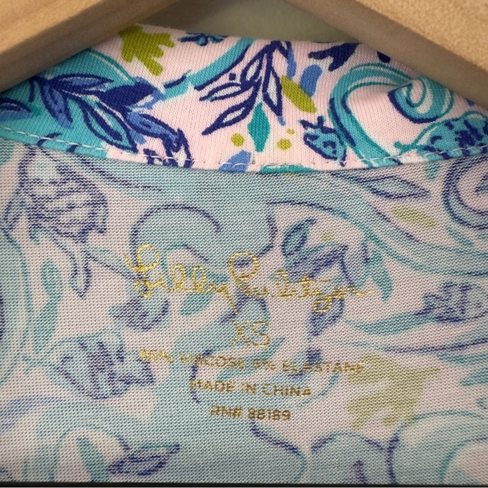 Lilly Pulitzer Lilly Pulitzer Button Down Pajama Top Collared Monkey Preppy Size XS / US 0-2 / IT 36-38 - 6 Thumbnail