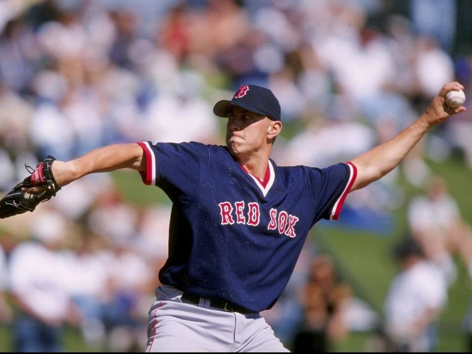 Starter × Vintage BOSTON RED SOX VINTAGE JERSEY STARTER 90s BASEBALL Size US L / EU 52-54 / 3 - 10 Thumbnail