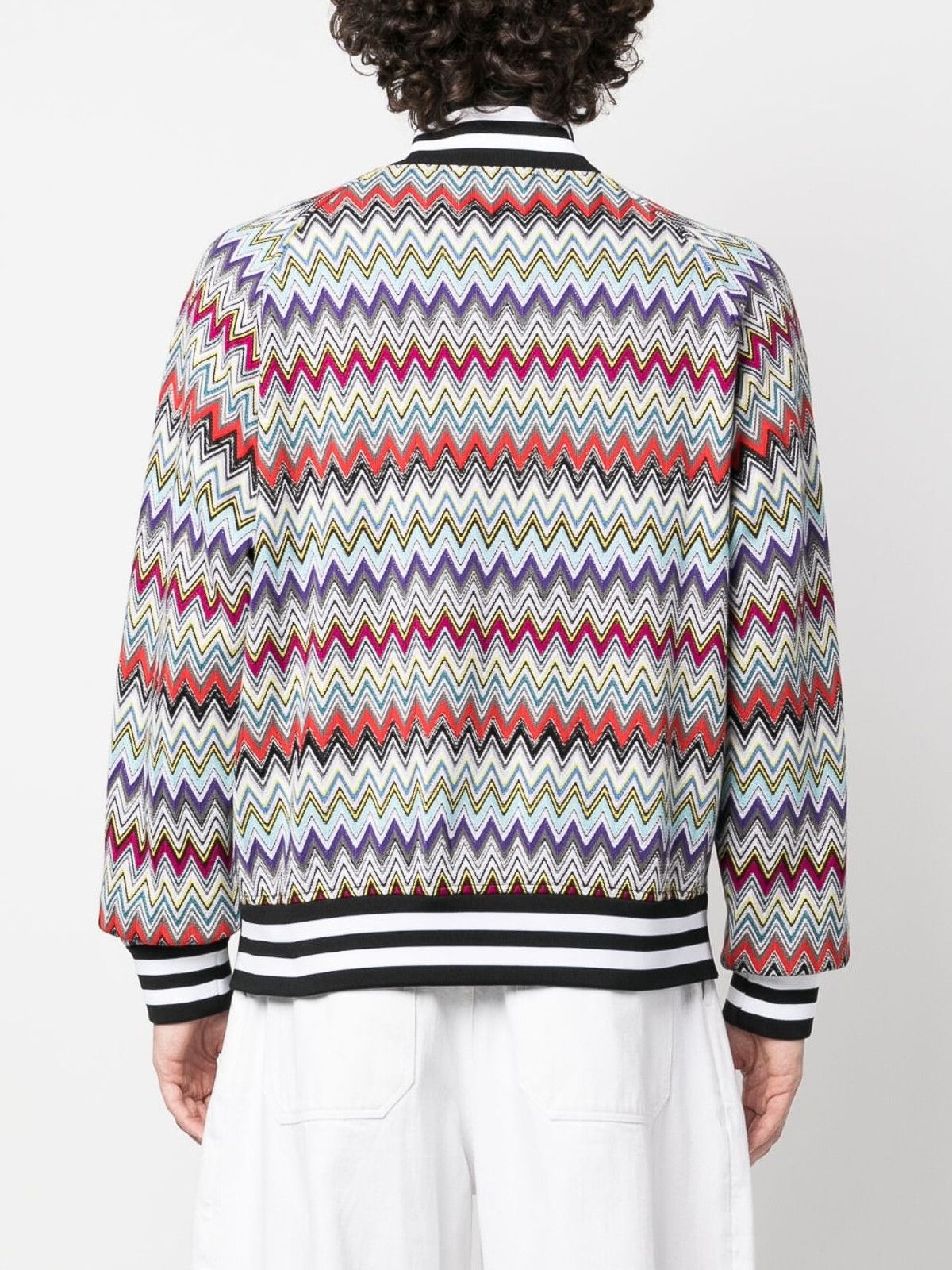 Missoni o1y0225 Bomber Jacket in Multicolor Size US M / EU 48-50 / 2 - 4 Thumbnail