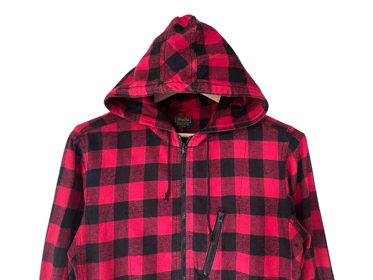 Japanese Brand Rare BAFFY Plaid Checkered Zipper Jacket Hoodie Size US L / EU 52-54 / 3 - 6 Thumbnail