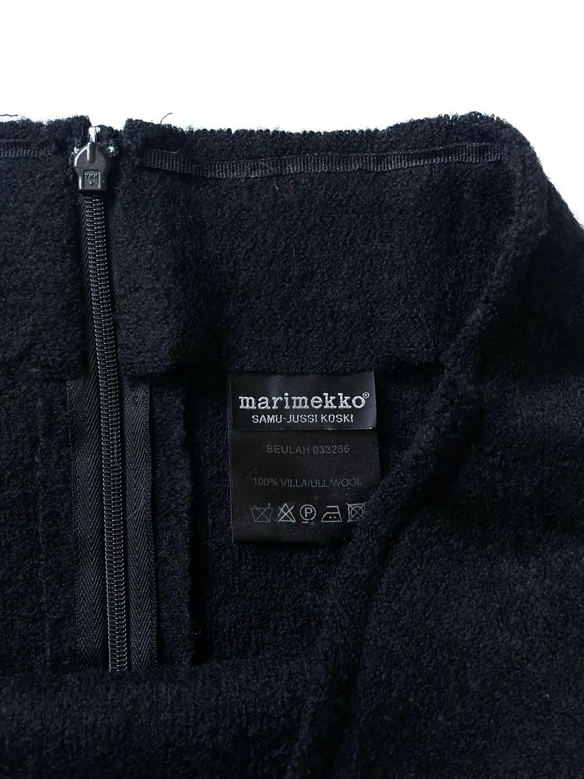 Marimekko Marrimekko Wool Skirt Avant-Garde Rick Style Size M Black Size 28" / US 6 / IT 42 - 5 Thumbnail