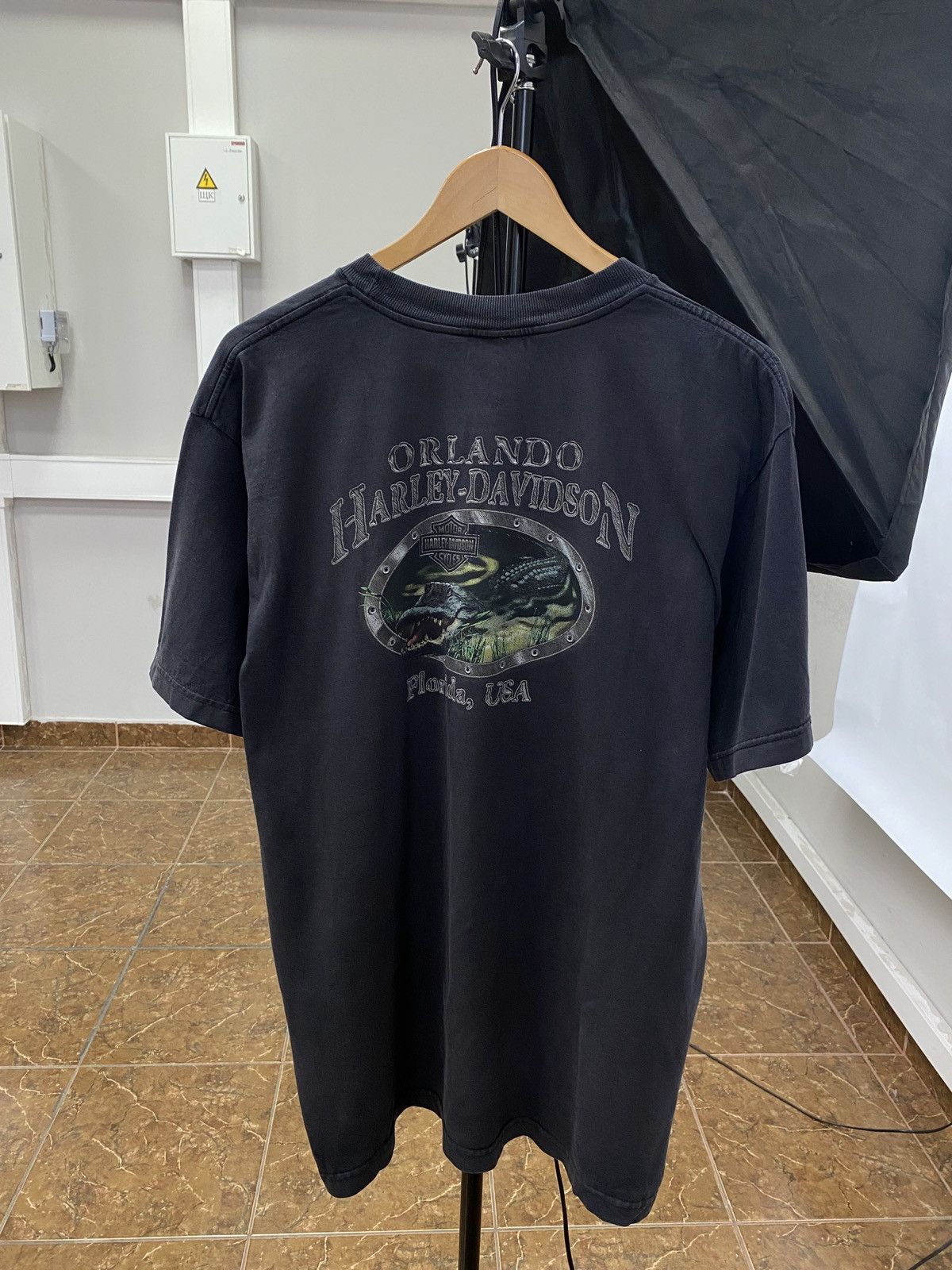 Harley Davidson 🇺🇸 Vintage Y2K Harley Davidson Florida USA Choppers T-Shirt Size US XL / EU 56 / 4 - 1 Thumbnail