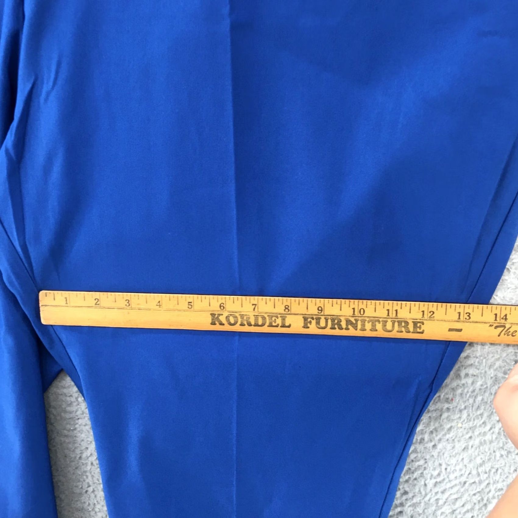 Worthington Worthington Skinny Pants Womens 26W Blue Solid Rayon Blend High Rise Casual NWT Size 26" / US 2 / IT 38 - 4 Thumbnail