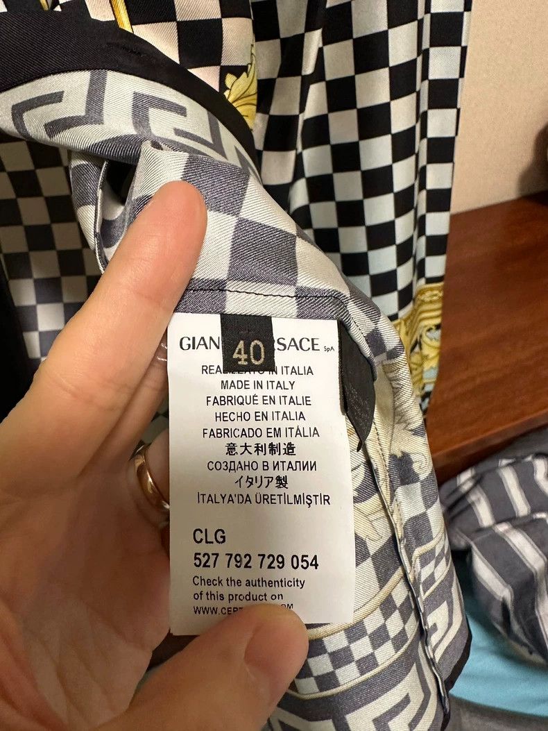 Other Versace Mulberry silk shirt Size US L / EU 52-54 / 3 - 4 Thumbnail