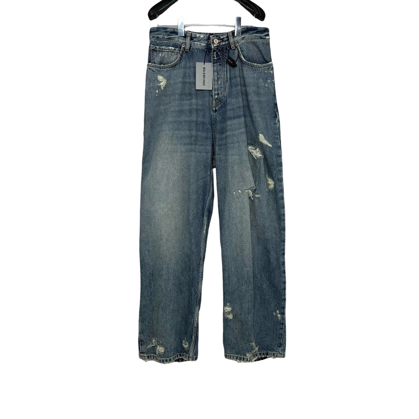 Balenciaga Balenciaga Super Destroyed Jeans XS Size US 28 / EU 44 - 1 Thumbnail