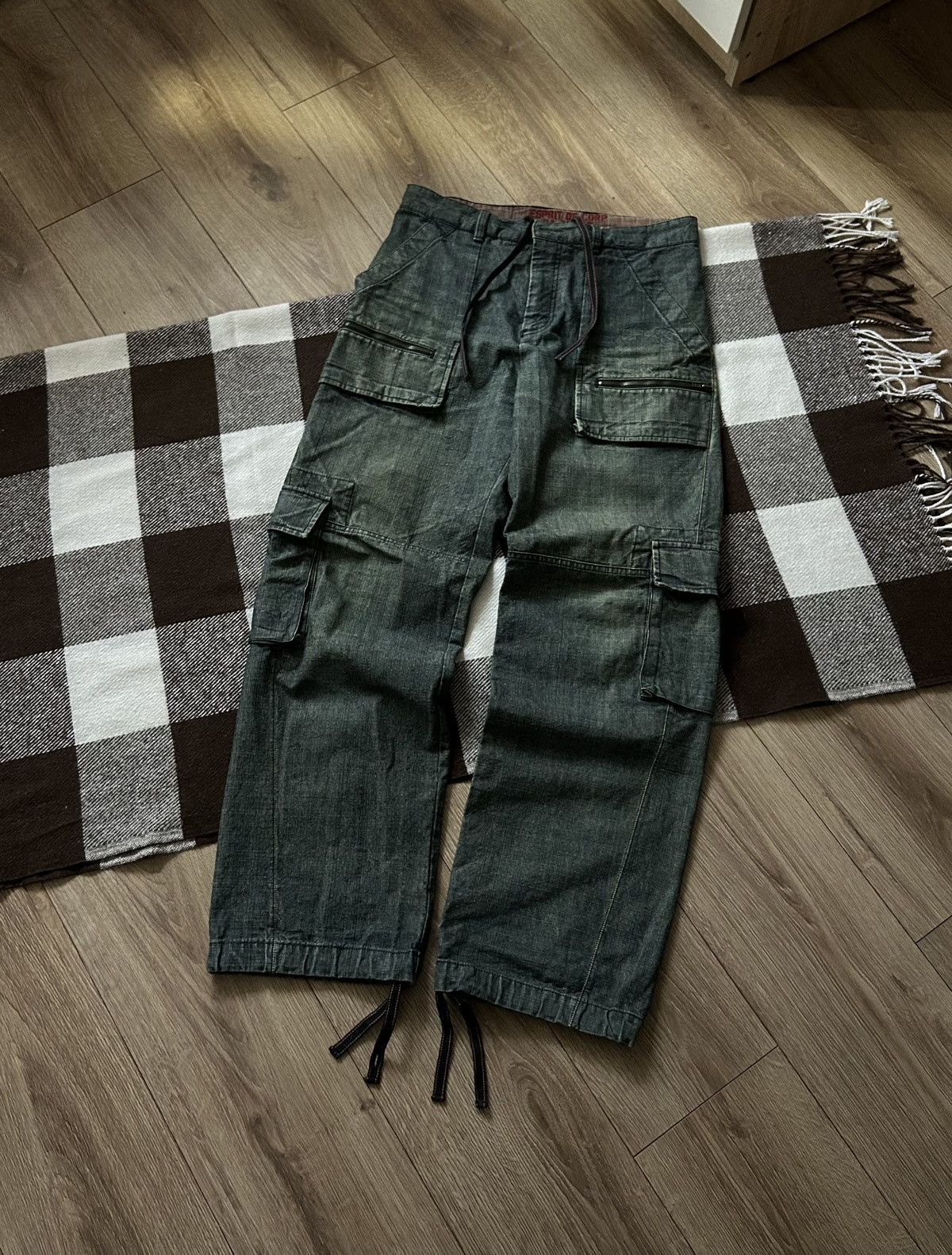Hysteric Glamour Vintage Japanese Brand Esprit Green cargo pants mens y2k Size US 31 - 1 Thumbnail