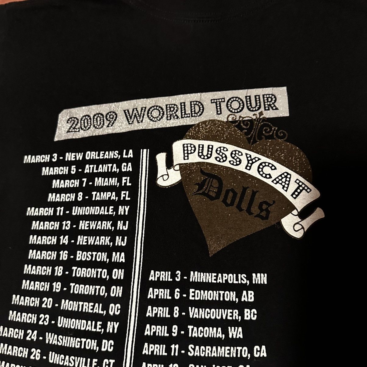 Anvil VTG Y2K Pussycat Dolls Doll Domination Shirt 2009 World Tour Size US S / EU 44-46 / 1 - 8 Thumbnail