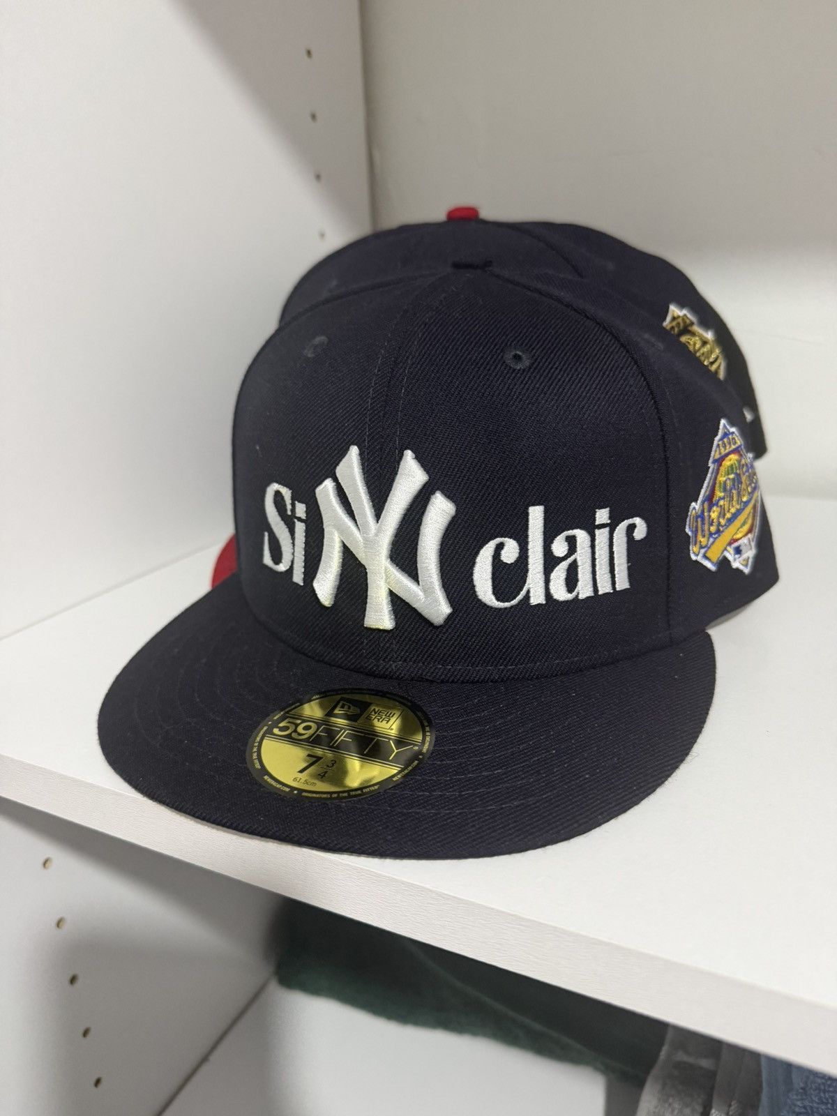 Sinclair Global Navy blue Sinclair Global fitted sz 7/3-4 Size ONE SIZE - 1 Thumbnail