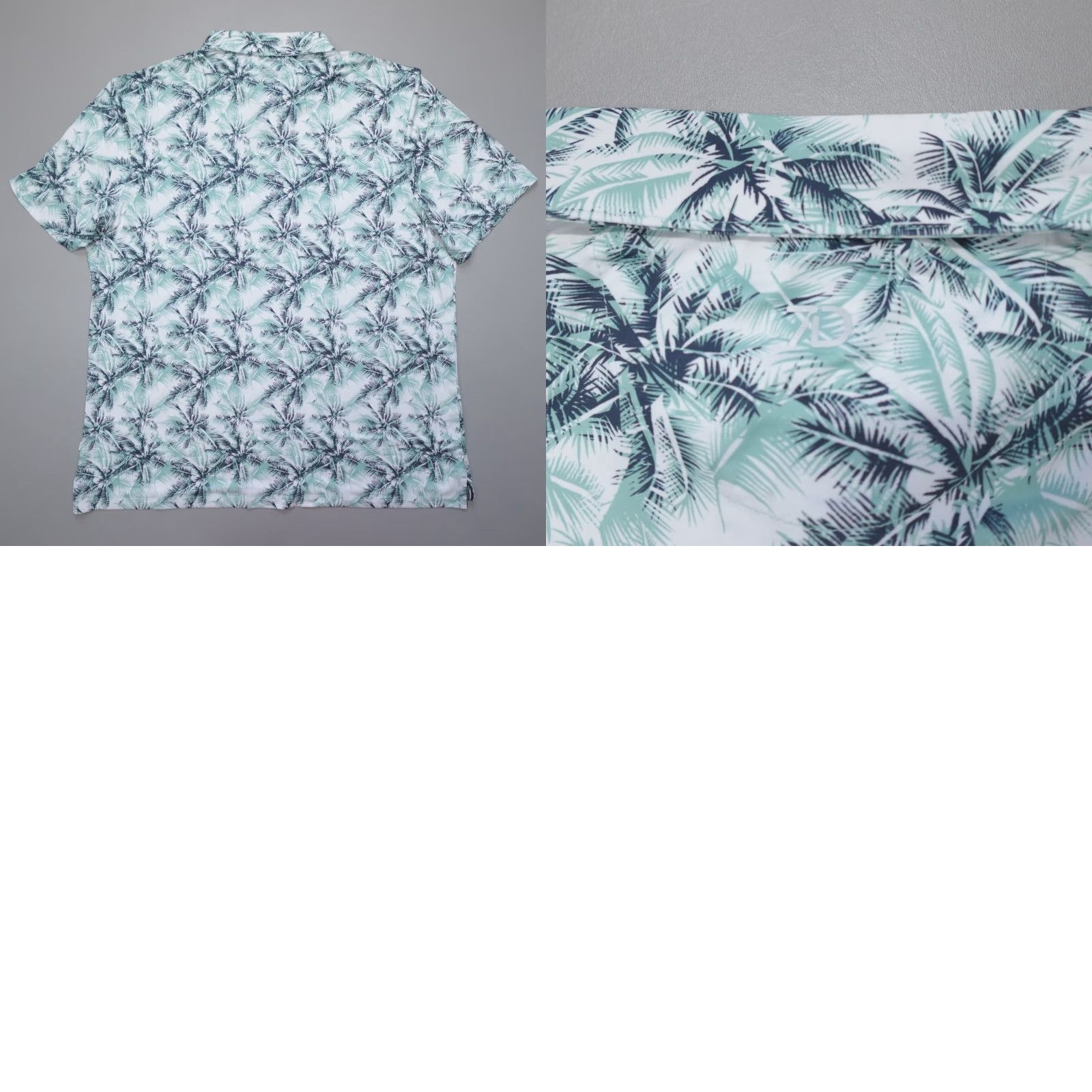 Vintage 7 Diamonds Nido Polo Shirt Golf Wicking Anti-Microbial Palm Print Men's Size XL Shirt Size US XL / EU 56 / 4 - 8 Thumbnail