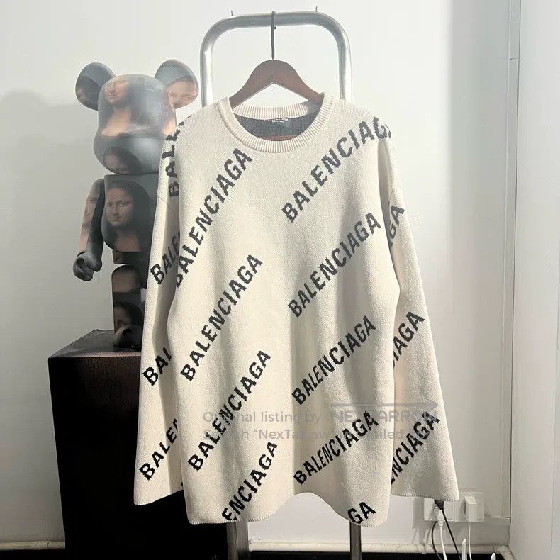 Balenciaga Balenciaga All-over print sweater Size US XS / EU 42 / 0 - 1 Thumbnail