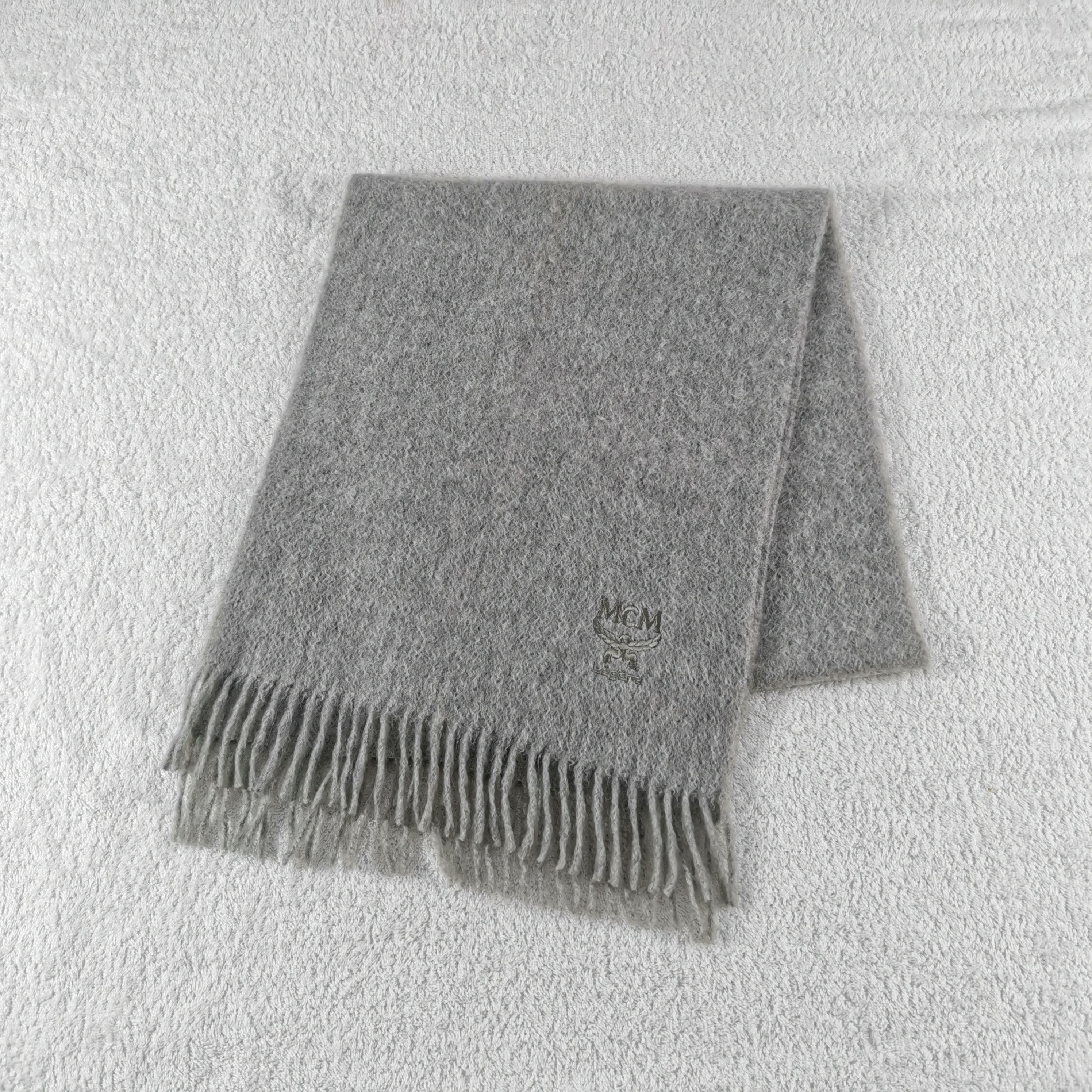 Japanese Brand Vintage MCM Scarf Muffler Cashmere Scarves Size ONE SIZE - 3 Thumbnail