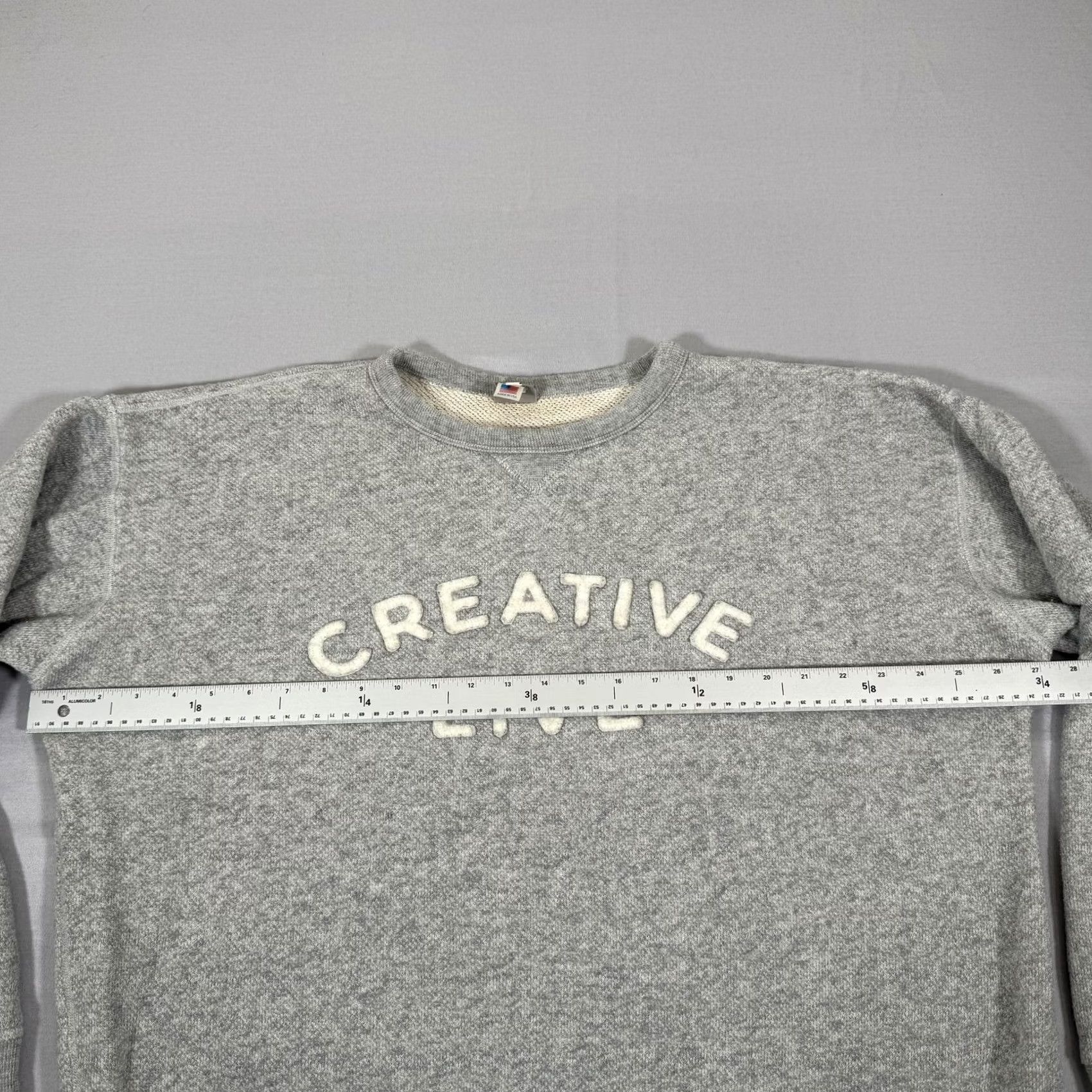 Ebbets Field Flannels Ebbets Field Flannels Sweatshirt Mens Large Gray Crewneck Creative Live USA - Vintage Condition Size US L / EU 52-54 / 3 - 5 Thumbnail