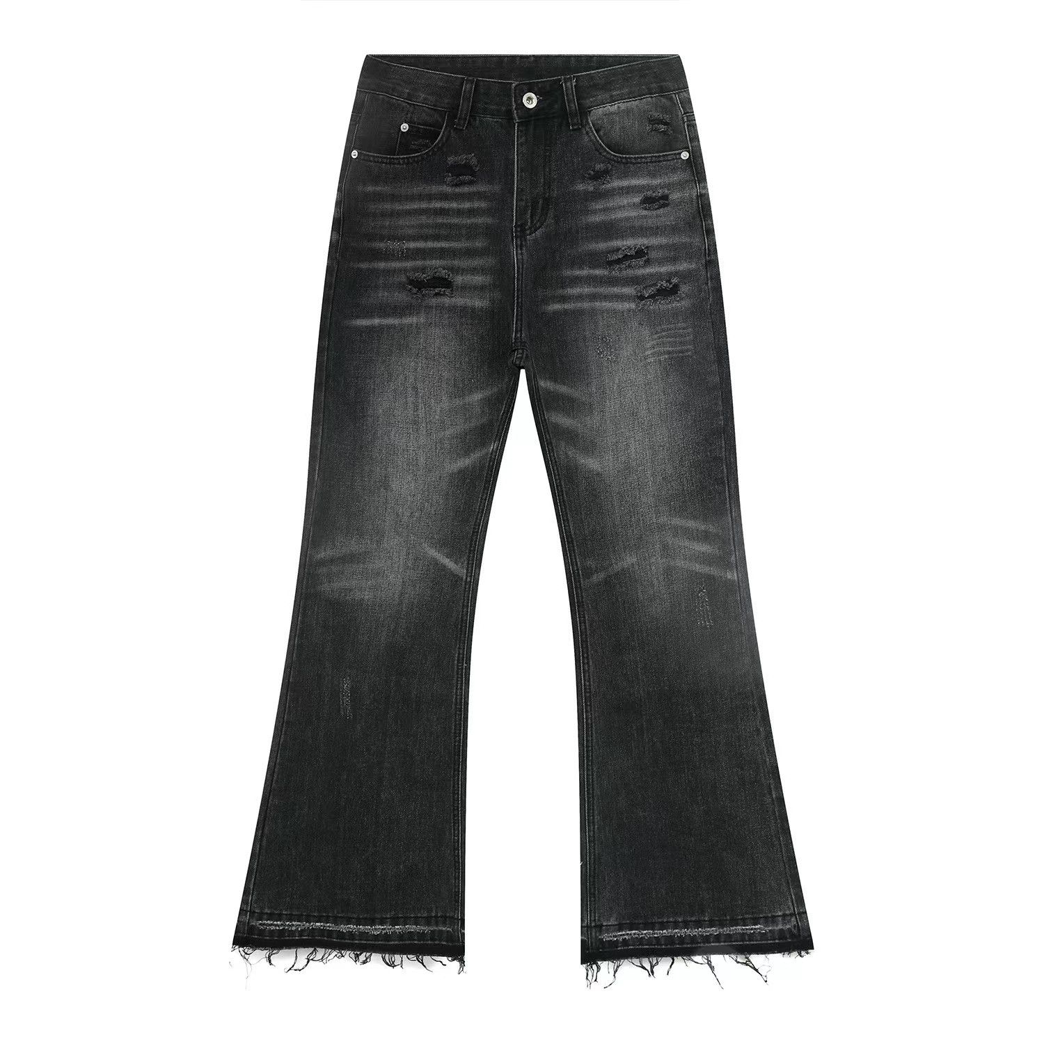 Japanese Brand × Vintage Black High Street Vintage Loose Fit Jeans Size US 33 - 6 Thumbnail