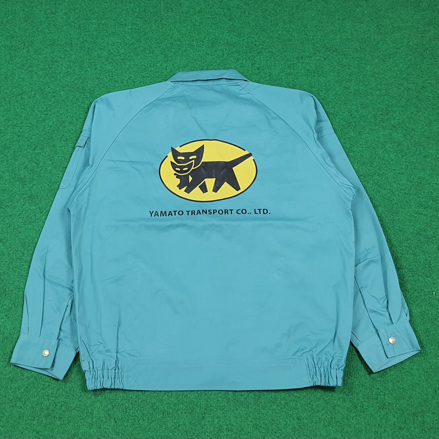 Japanese Brand Vintage Yamato Transport Japan Custom Logo Jacket C287N2 Size US L / EU 52-54 / 3 - 1 Thumbnail