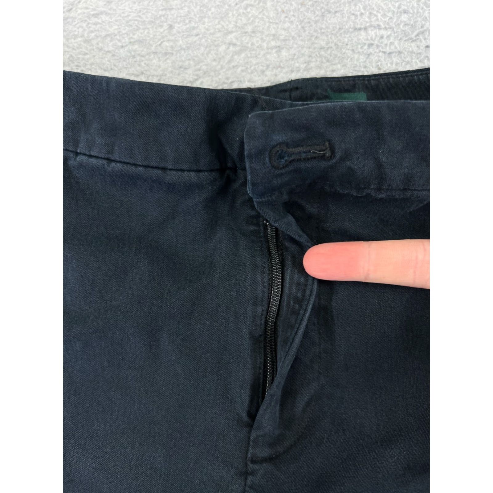Ralph Lauren Lauren Ralph Lauren Chino Shorts Women 6 Black Cotton Blend Twill Hiking Outdoor Casual Size 28" / US 6 / IT 42 - 6 Thumbnail