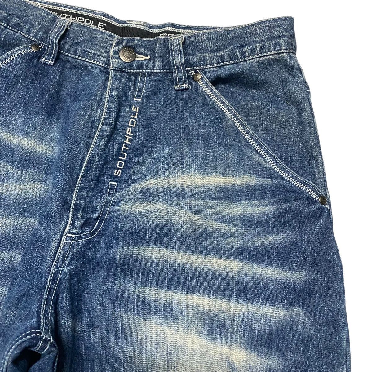 Southpole Vintage Southpole Denim Baggy Pants Size US 29 - 5 Thumbnail