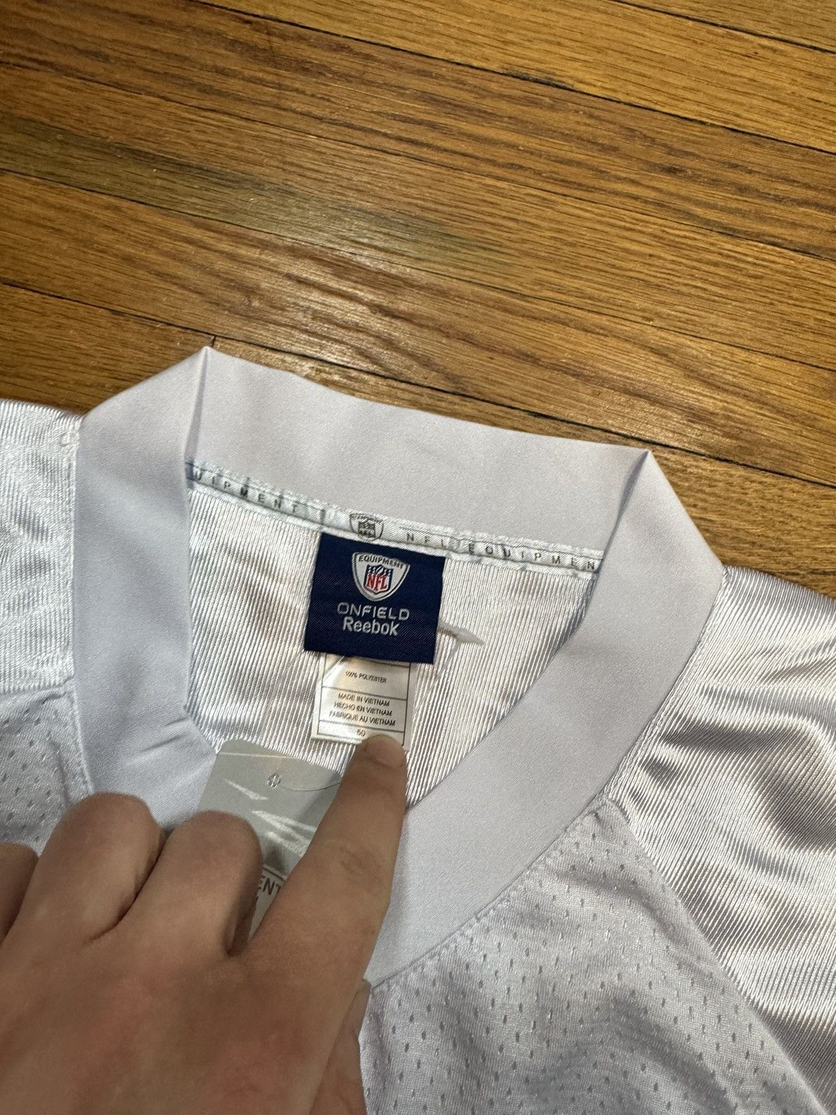 NFL × Vintage Dwight Freeney Reebok NFL Jersey Indianapolis Colts White Size US L / EU 52-54 / 3 - 5 Thumbnail
