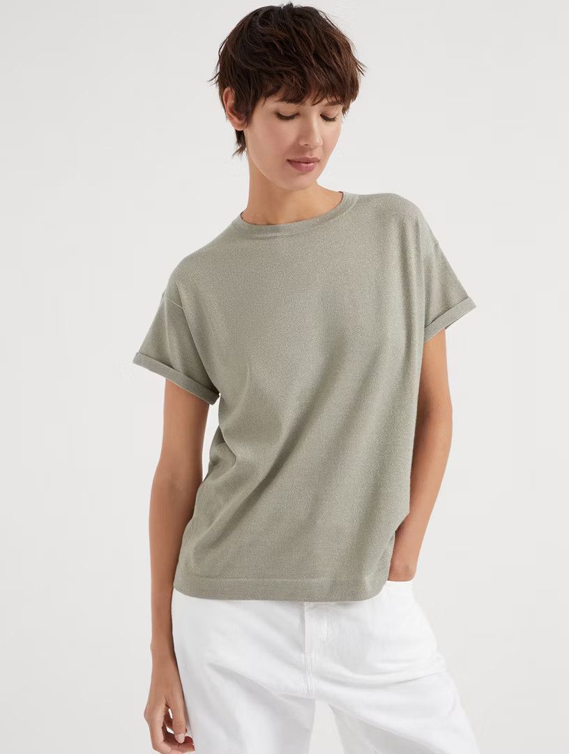 Brunello Cucinelli o1la1rc1a0425 Sweater in Olive Size S / US 4 / IT 40 - 2 Thumbnail