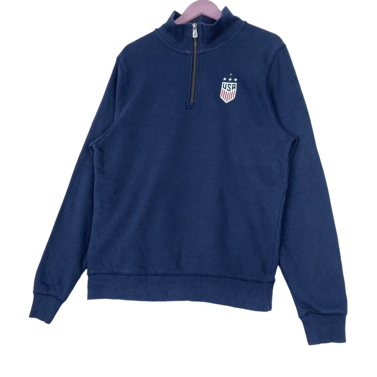New Era New Era Sweatshirt Crewneck Half Zip Pullover Jumper Size M Size US M / EU 48-50 / 2 - 4 Thumbnail
