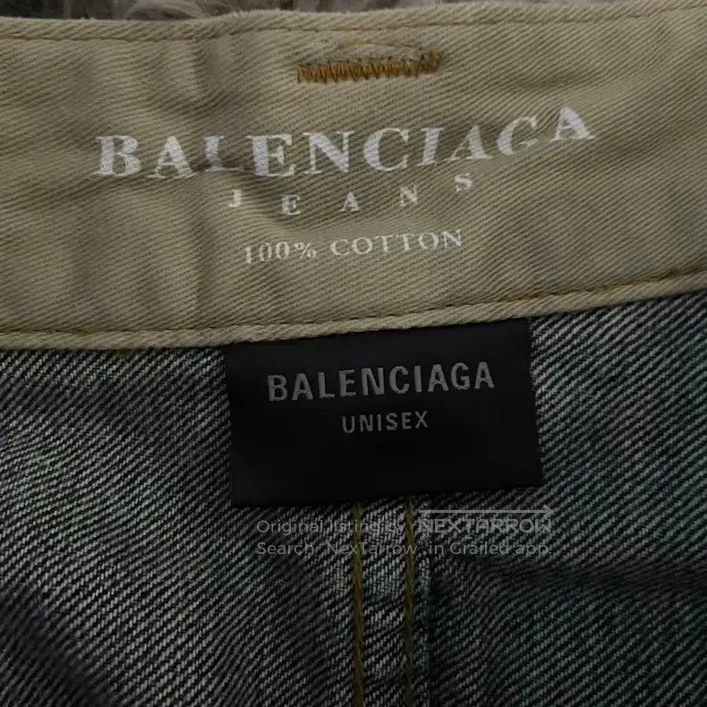 Balenciaga Balenciaga size XS Distressed Denim Jeans Size US 27 - 3 Thumbnail