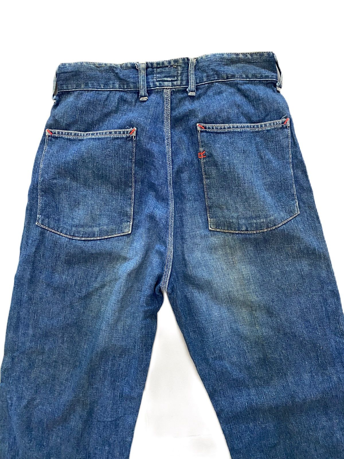 45rpm VINTAGE BLUE CAFE BY 45 RPM WIDE DENIM BAGGY STYLE Size US 29 - 6 Thumbnail