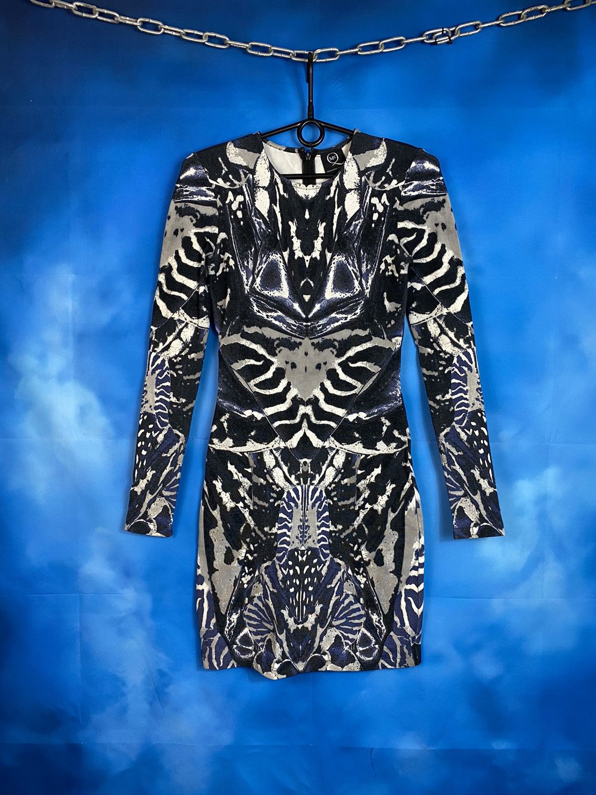 2 piece knitted dress for women Heather Twofer Floral Sweater Mini Dress