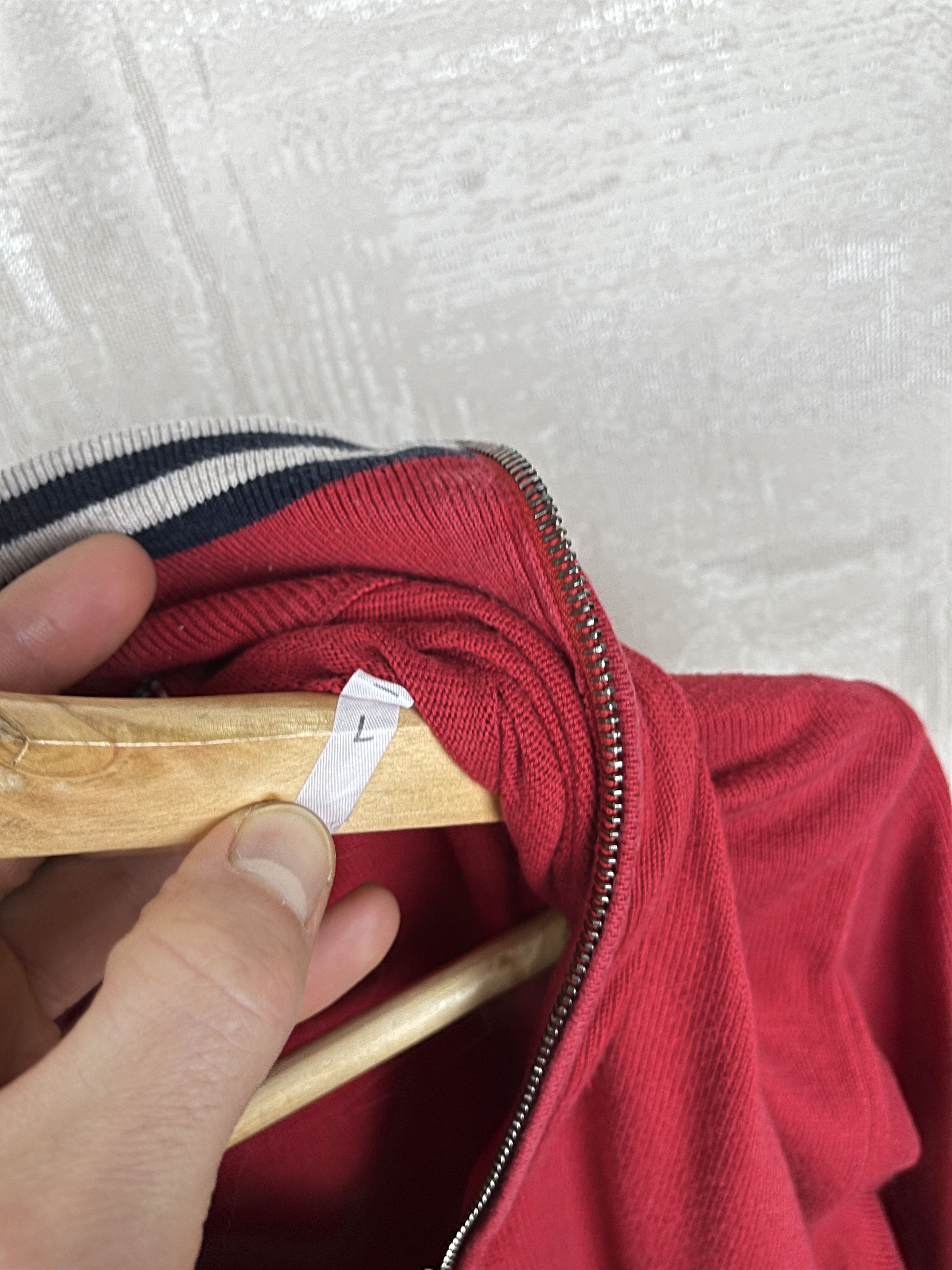 Burberry Burberry London Pullover Cotton Sweater 1/4 Zip Size US L / EU 52-54 / 3 - 10 Thumbnail