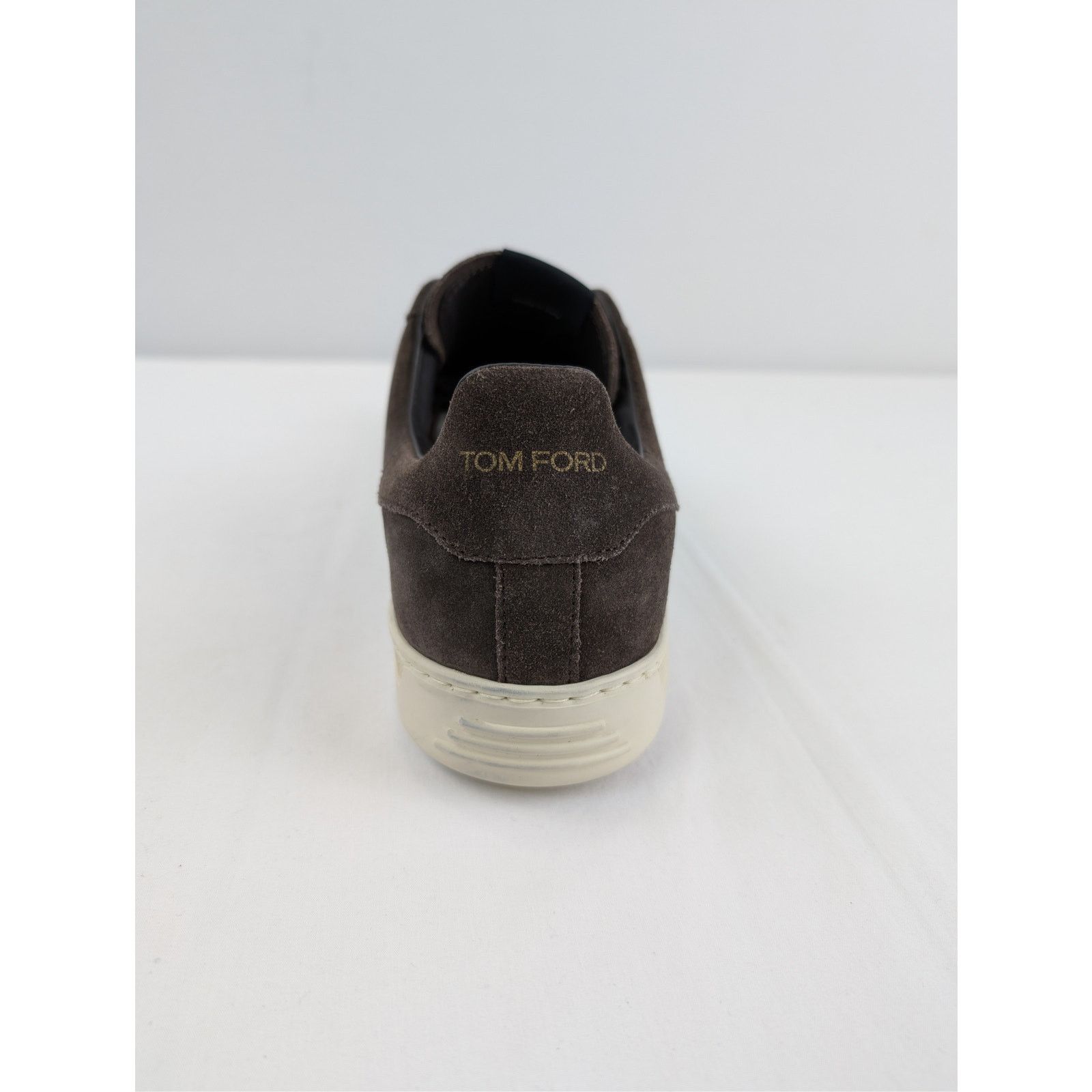 Tom Ford o1rshd1 Suede Low top Sneakers shoe in Dark Brown Size US 11 / EU 44 - 15 Thumbnail