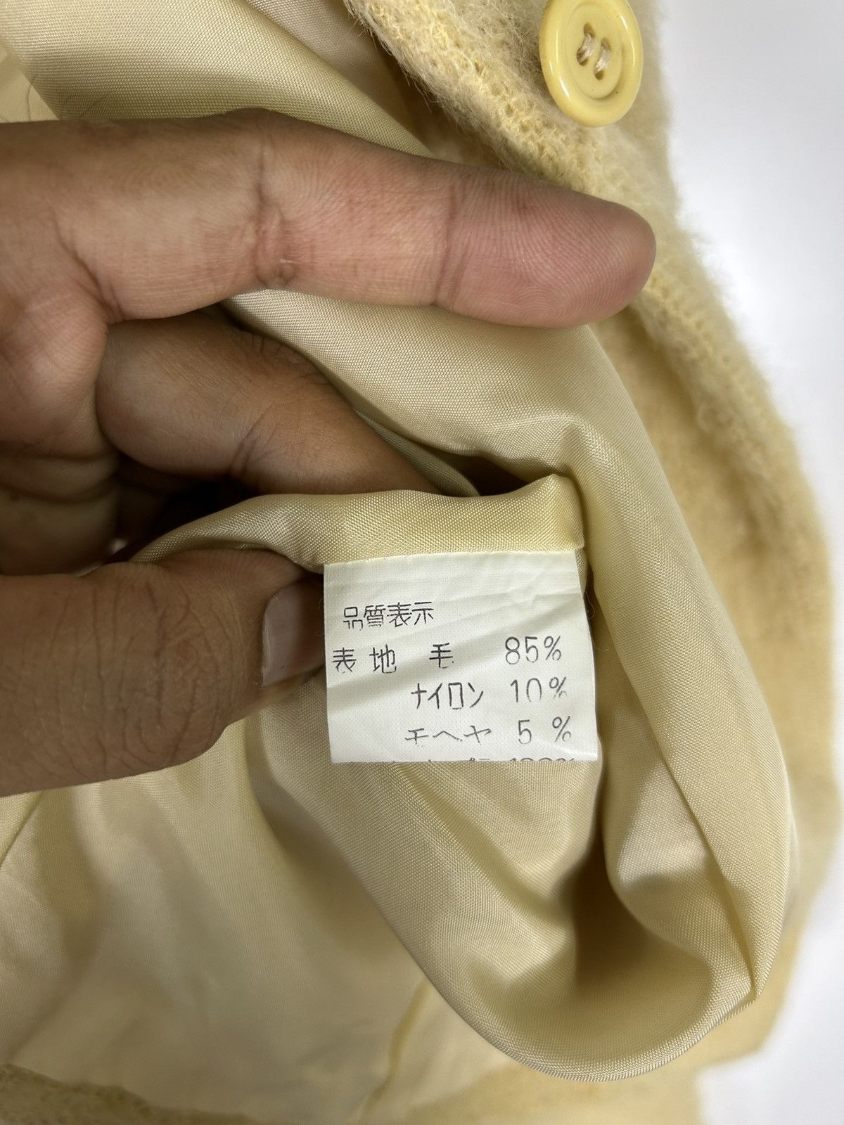 Balenciaga 🔥Vintage Luxury Balenciaga Mohair Button Cropped Jacket Size XS / US 0-2 / IT 36-38 - 9 Thumbnail