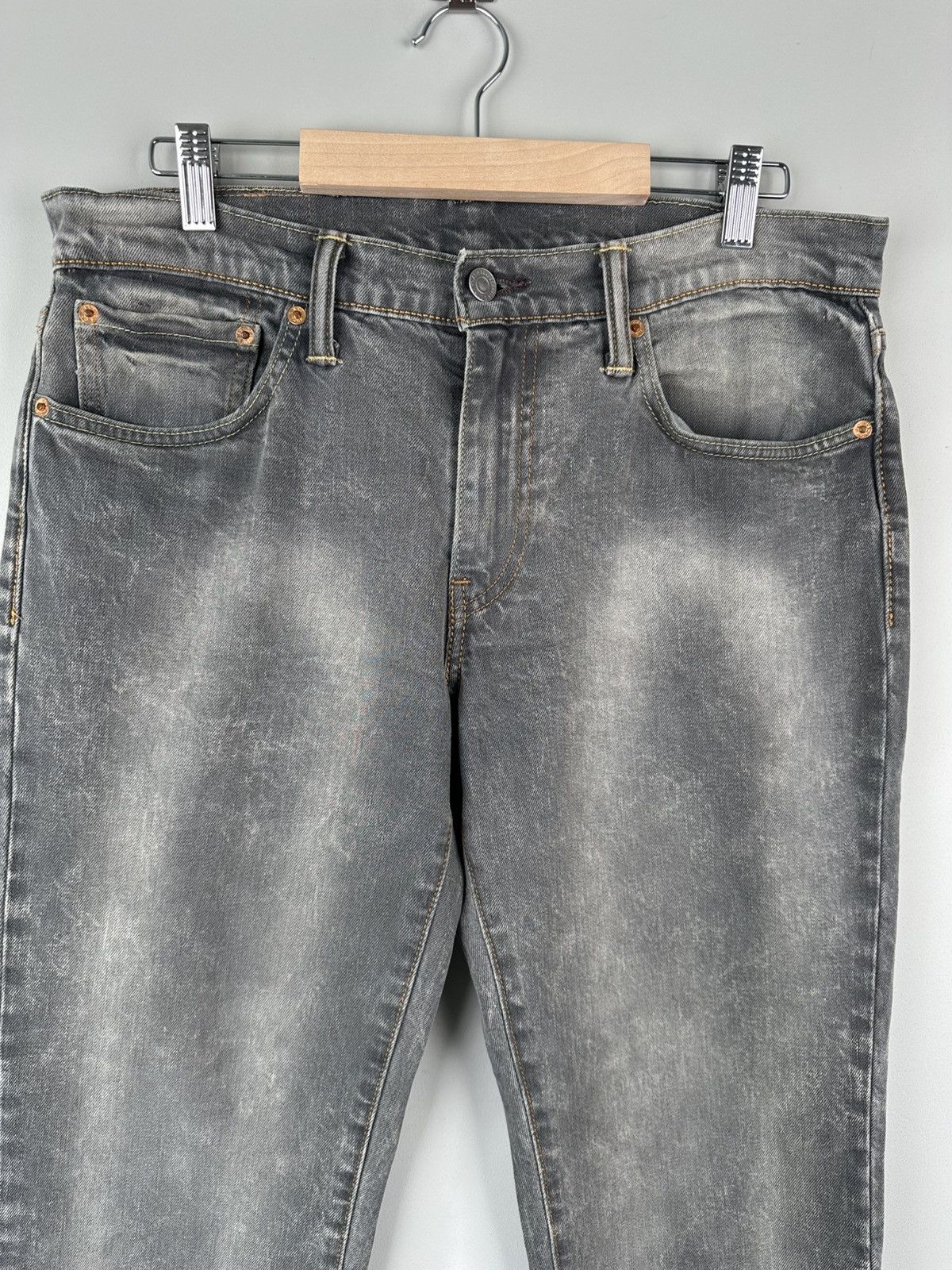 Levi's Levis 511 Garment Dyed Distressed Denim Jeans Size US 32 / EU 48 - 3 Thumbnail
