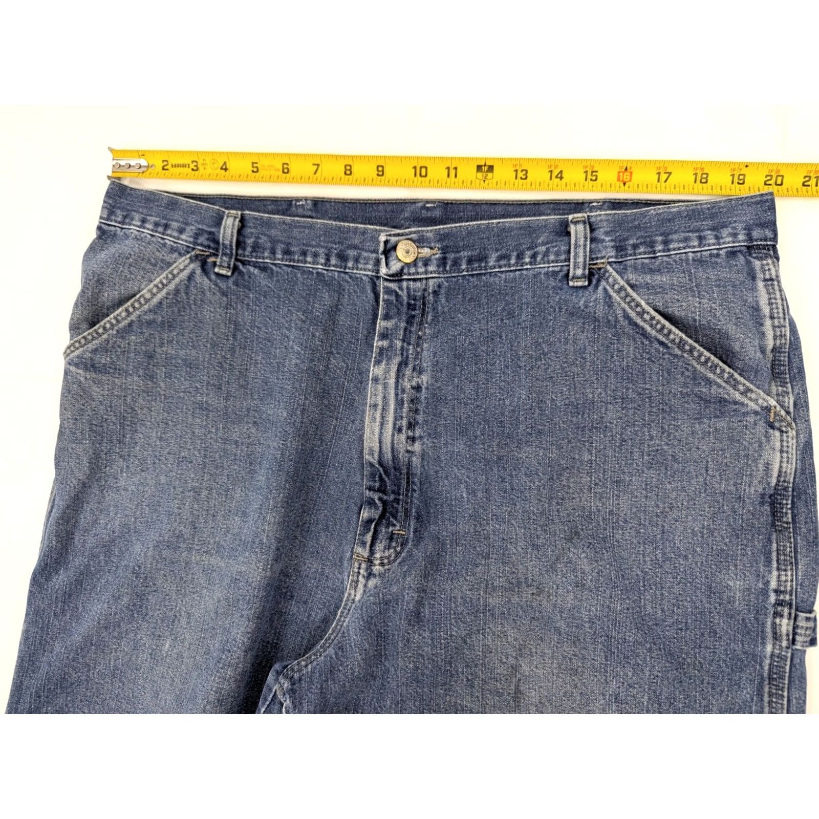 Wrangler Wrangler Carpenter Shorts Men 40 Denim Blue Cotton Jean Work Hero True 40x10 Size US 40 / EU 56 - 5 Thumbnail