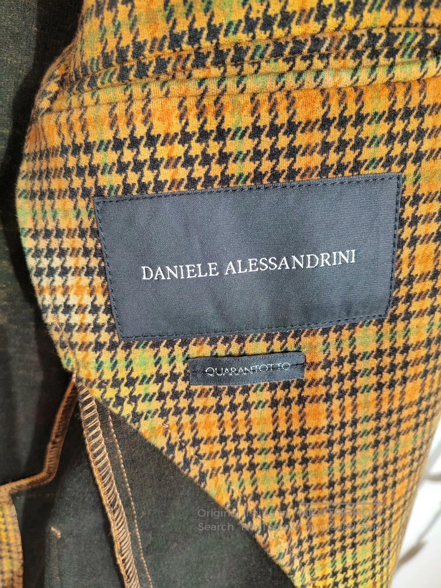 Daniele Alessandrini Daniele Alessandrini Check Blazer Jacket. Size US M / EU 48-50 / 2 - 6 Thumbnail
