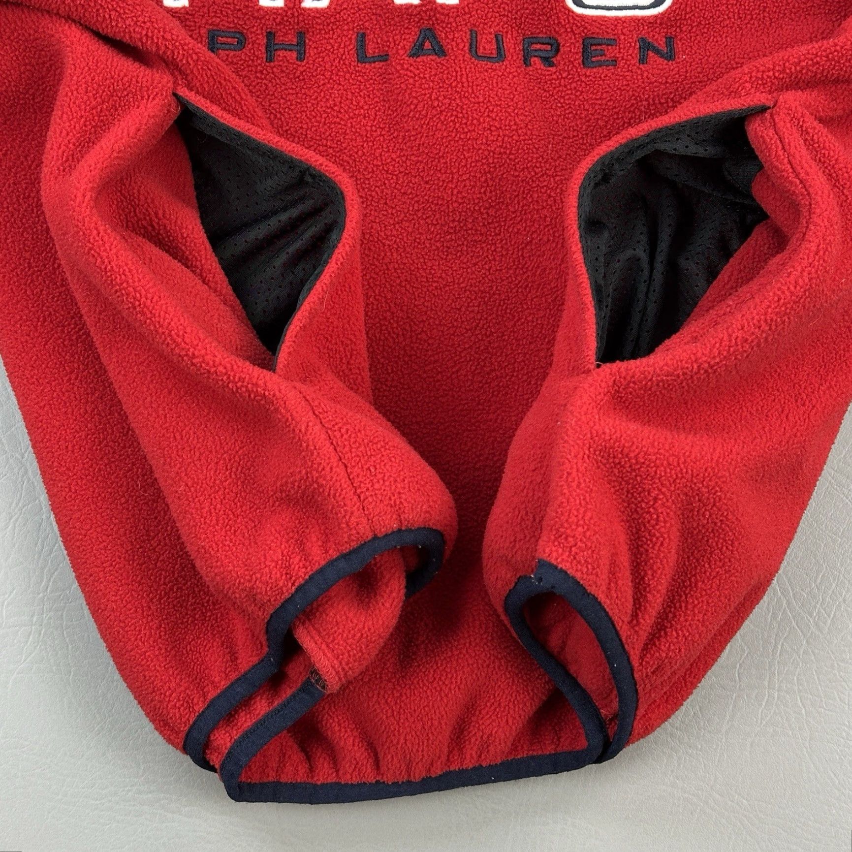 Chaps Vintage Chaps Ralph Lauren Jacket Mens XL Red 1/2 Zip Fleece Hiking Outdoor 90s Size US XL / EU 56 / 4 - 4 Thumbnail