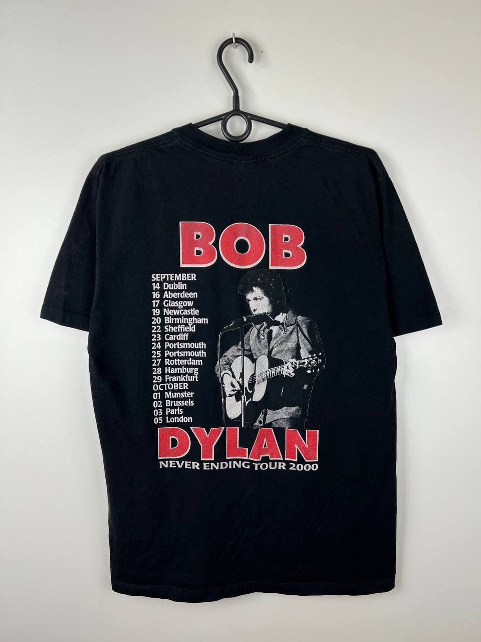 Vintage Bob Dylan Tour 2000 band vintage t-shirts size M Size US M / EU 48-50 / 2 - 2 Thumbnail