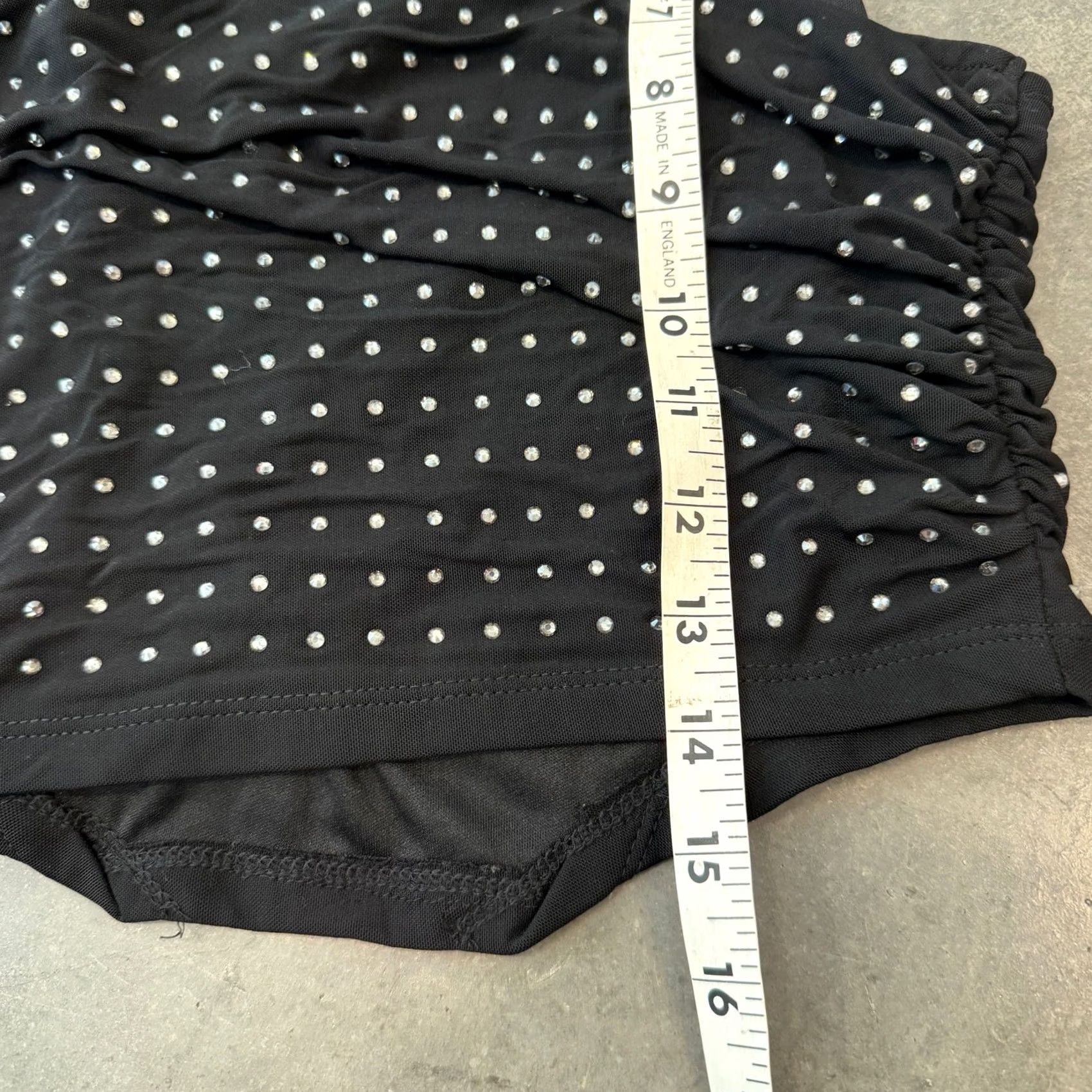 Asos VINTAGE ASOS Design Tank Top Cami Cropped US 10 / M Black Womens Tank Top Girls? Size L / US 10 / IT 46 - 5 Thumbnail