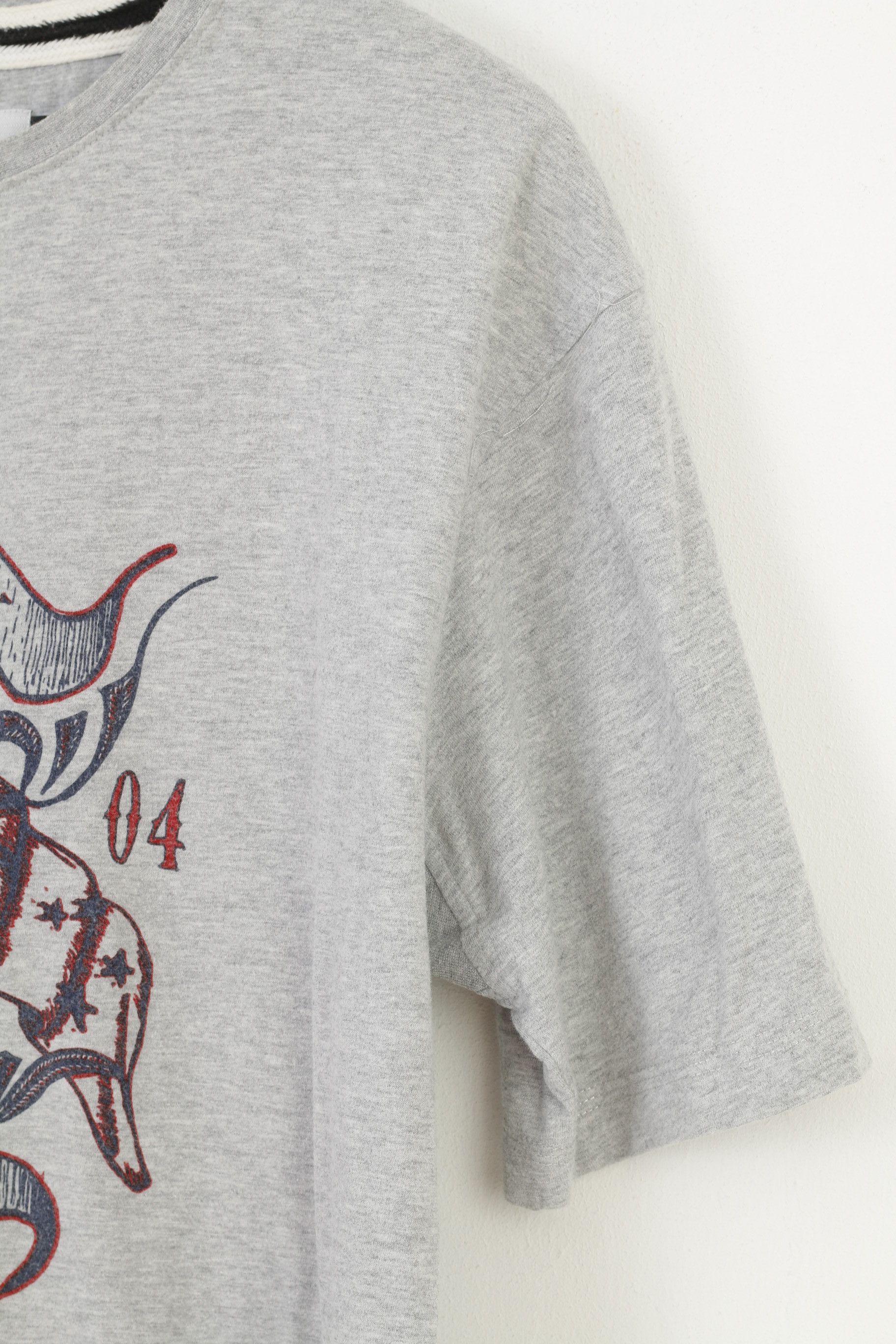 Vintage Canterbury Men L T-Shirt Grey Cotton Original Rugby 3381 Size US L / EU 52-54 / 3 - 4 Thumbnail